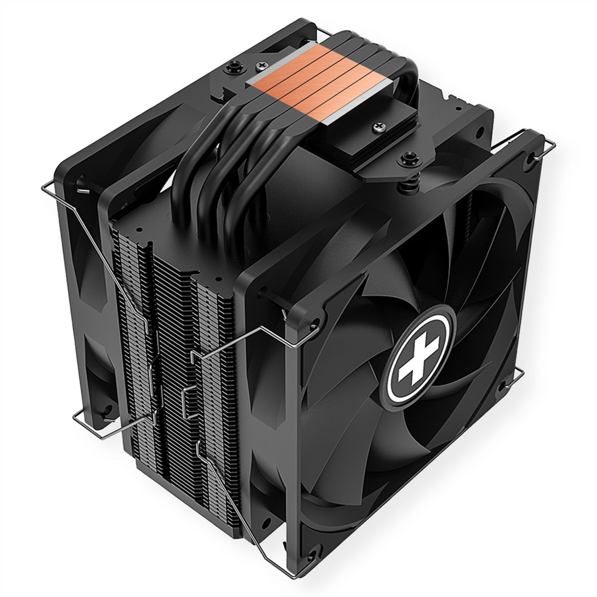 Xilence M705D – CPU-Kühler – 2×120 mm PWM, 5 Heatpipes, 220 W, Schwarz, für AM5, AM4, LGA 1700 und andere