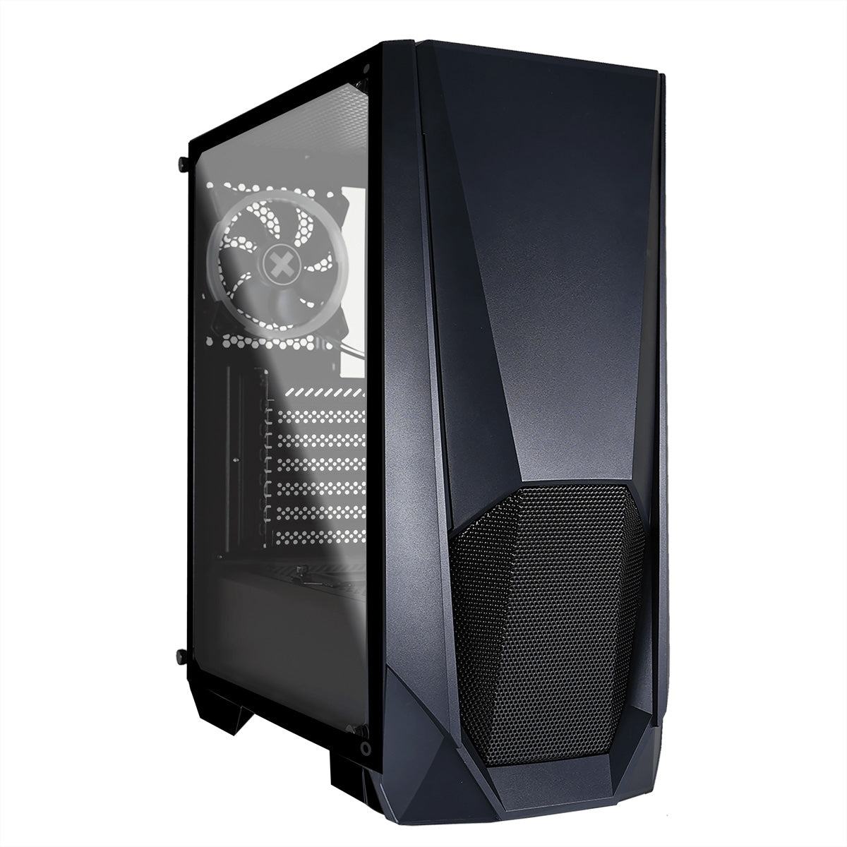 Xilence Xilent Blast X505.ARGB – PC-Gehäuse (Midi-Tower), Schwarz, 2×ARGB Lüfter, 2×USB 3.0, GPU bis 315 mm
