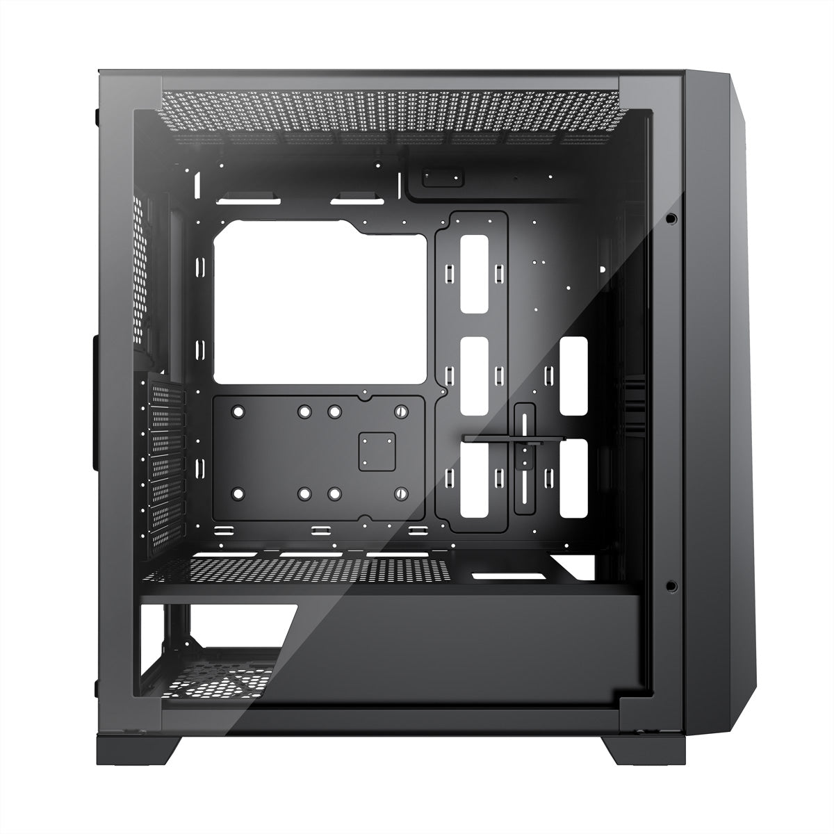 Xilence X912.ARGB – PC-Gehäuse (Midi-Tower) – ATX, Schwarz, 3×ARGB, 1×120 mm, 1×USB-C, GPU bis 375 mm