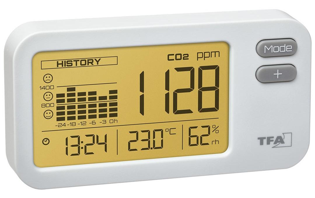 TFA-Dostmann TFA Dostmann AIRCO2NTROL COACH – Multisensor/Raumsensor, CO2-Messung, Display – Weiss