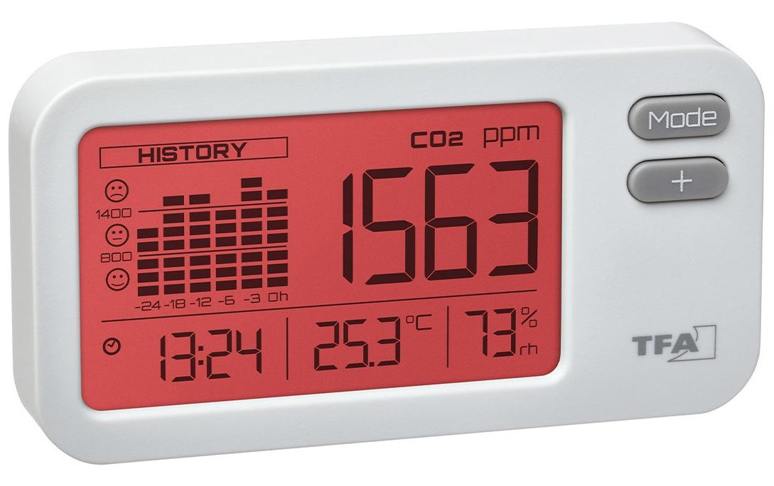 TFA-Dostmann TFA Dostmann AIRCO2NTROL COACH – Multisensor/Raumsensor, CO2-Messung, Display – Weiss
