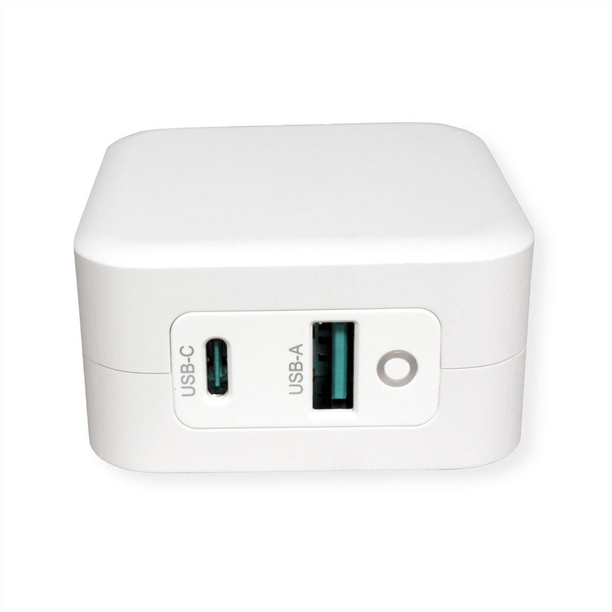 ROLINE USB-Ladegerät 65 W – USB-C×1, USB-A×1 – PD, QC 3.0 – EU-Stecker (Typ C)