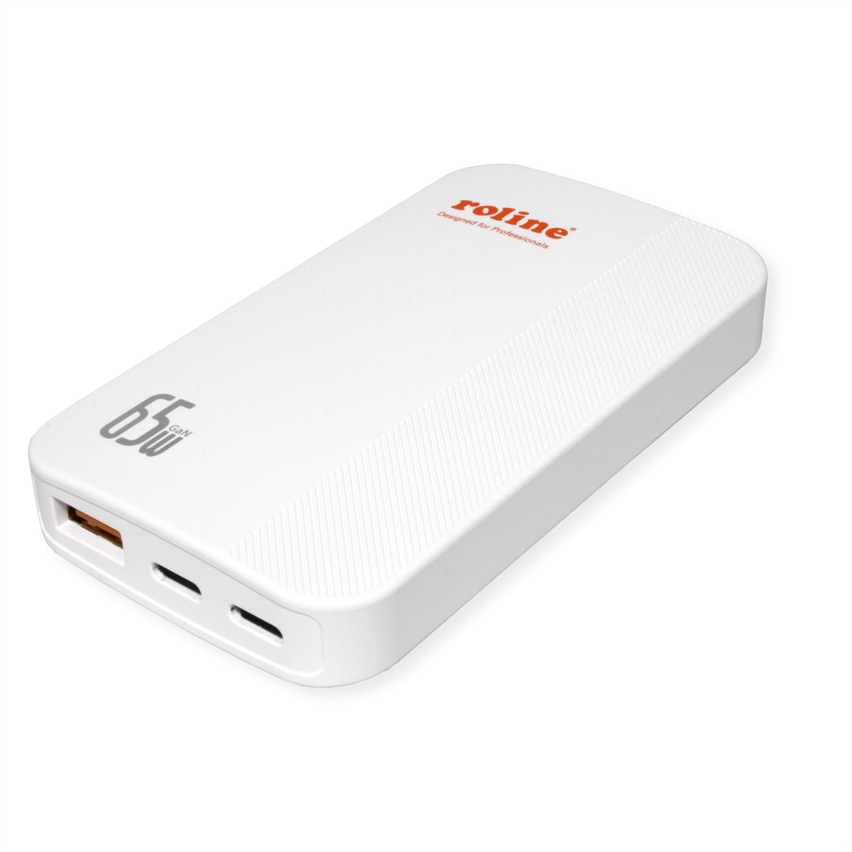 ROLINE USB-Ladegerät 65 W – USB-C×2, USB-A×1 – EU-Stecker (Typ C)