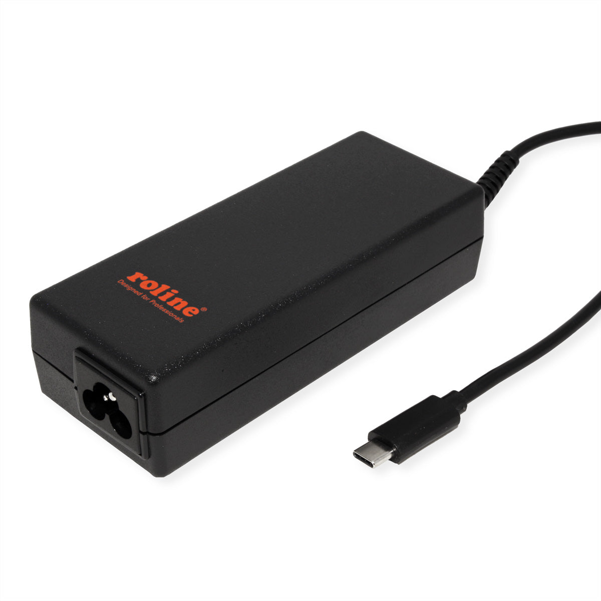 ROLINE USB-Ladegerät 100 W – USB-C×1 – PD, PPS – C5/C6-Eingang, schwarz
