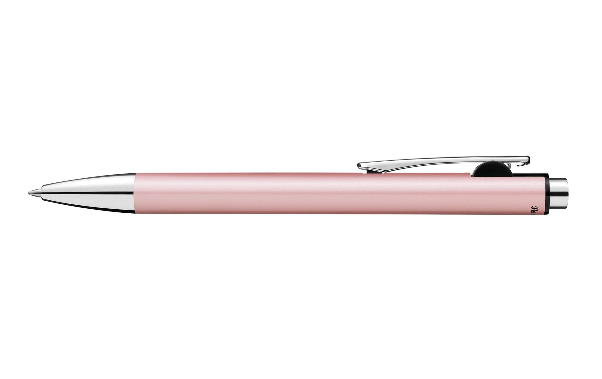 Pelikan Snap Kugelschreiber – Blau, Spitze 0,5 mm, Druck, Metall, Roségold, dokumentenecht, nachfüllbar