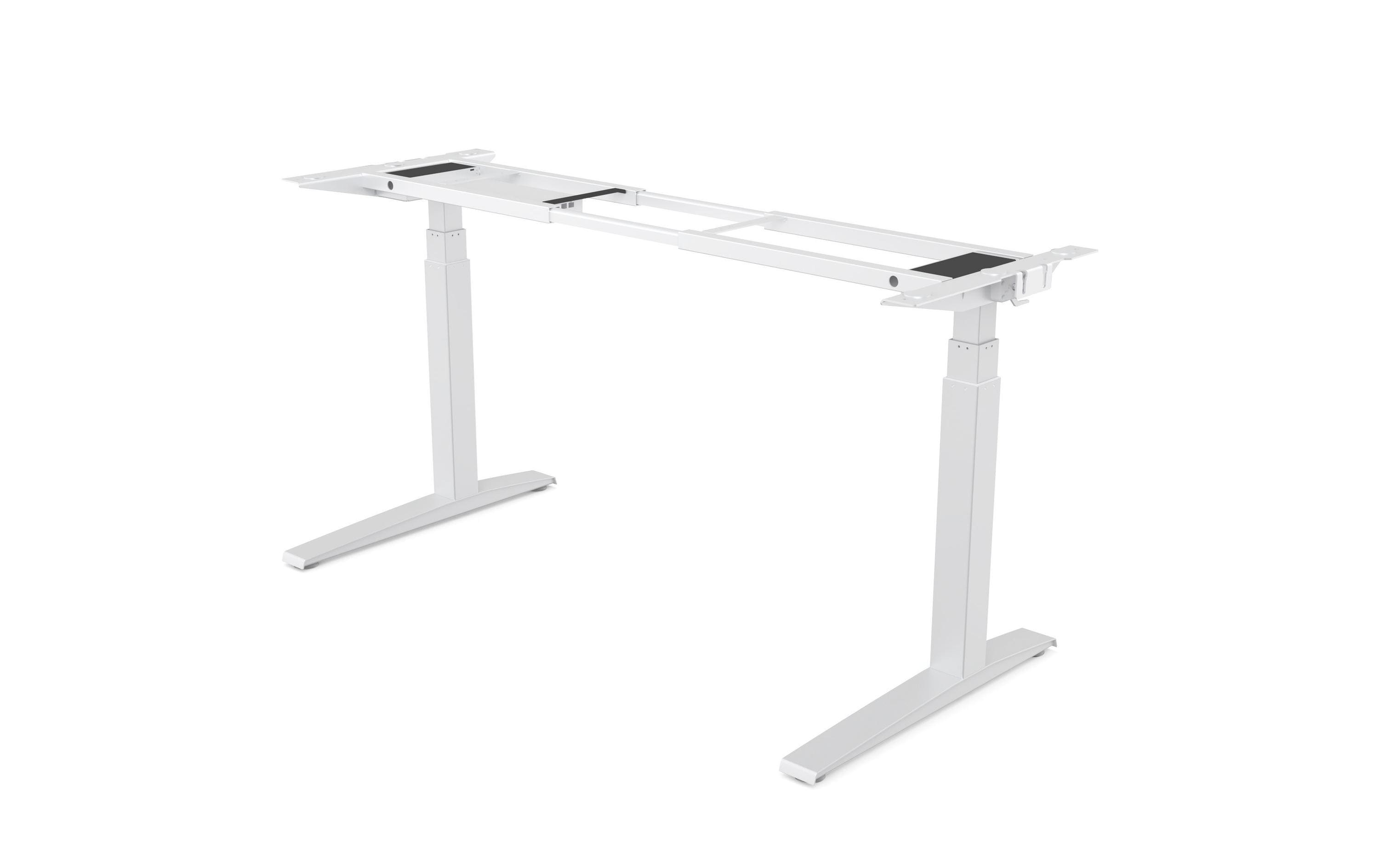 Fellowes Schreibtischgestell Levado – höhenverstellbar – weiss – 64–126 cm