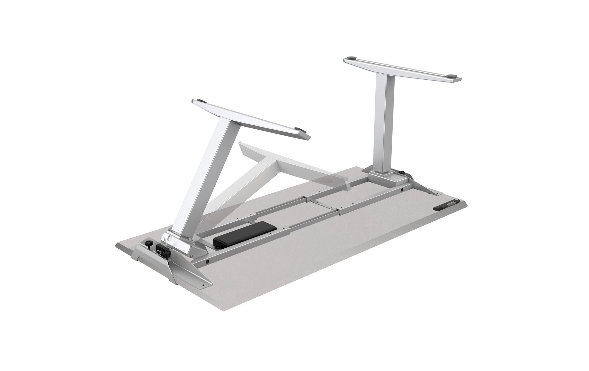 Fellowes Levado – Tischplatte – 80 × 140 × 2,5 cm – grau