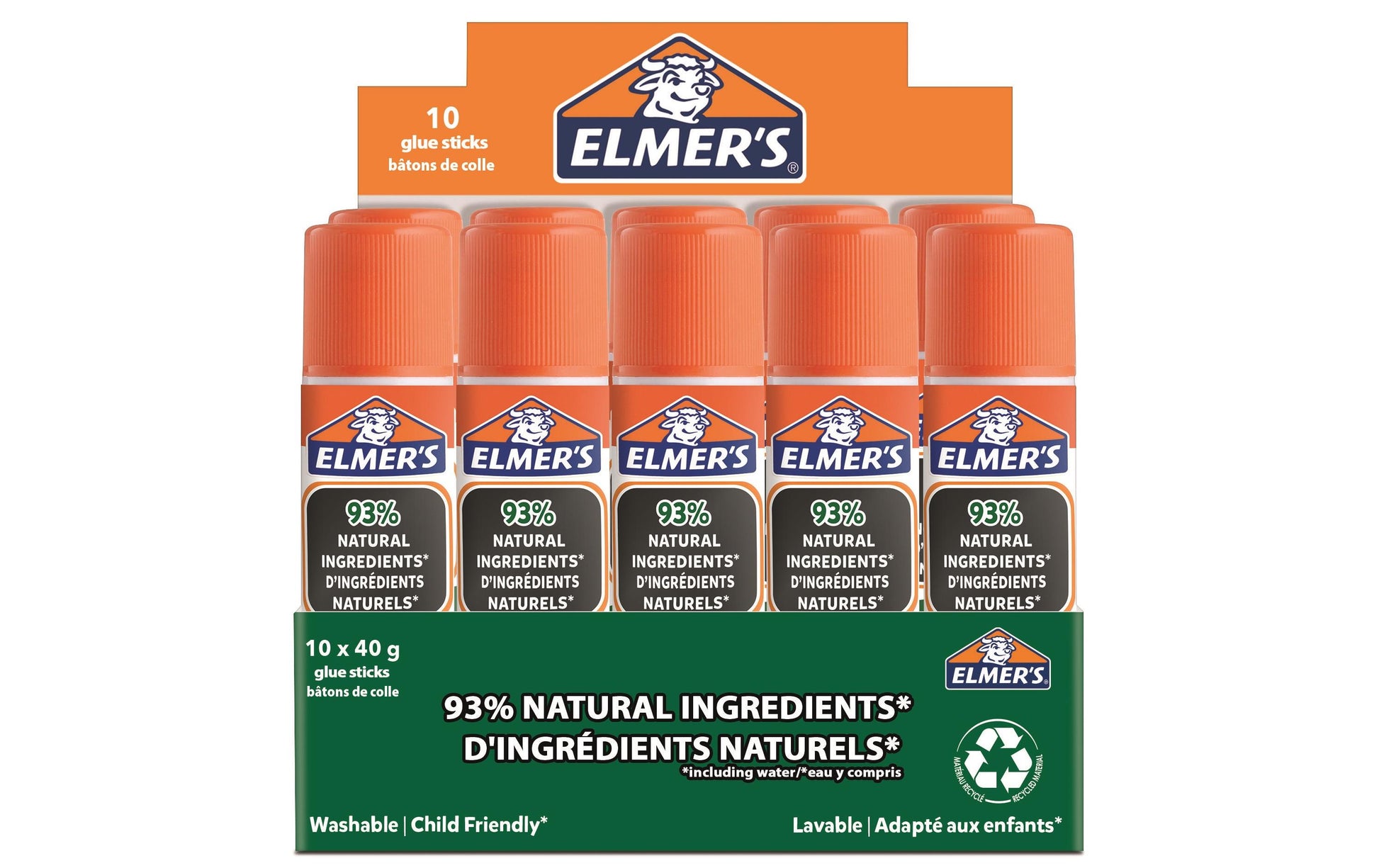 Elmer's Klebestift – Stift, weiss, 40 g, für Universal