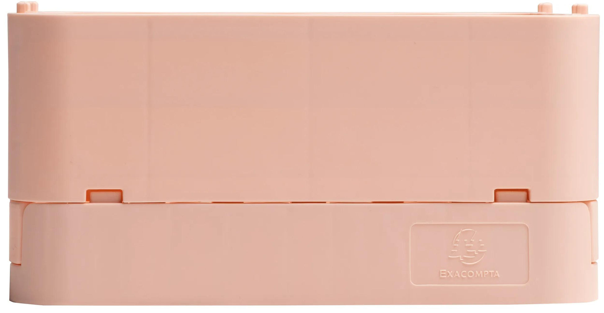 Exacompta Aufbewahrungsbox – für A6+, klappbar, hellrosa, Polypropylen (PP), B 188 × H 95 × T 138 mm