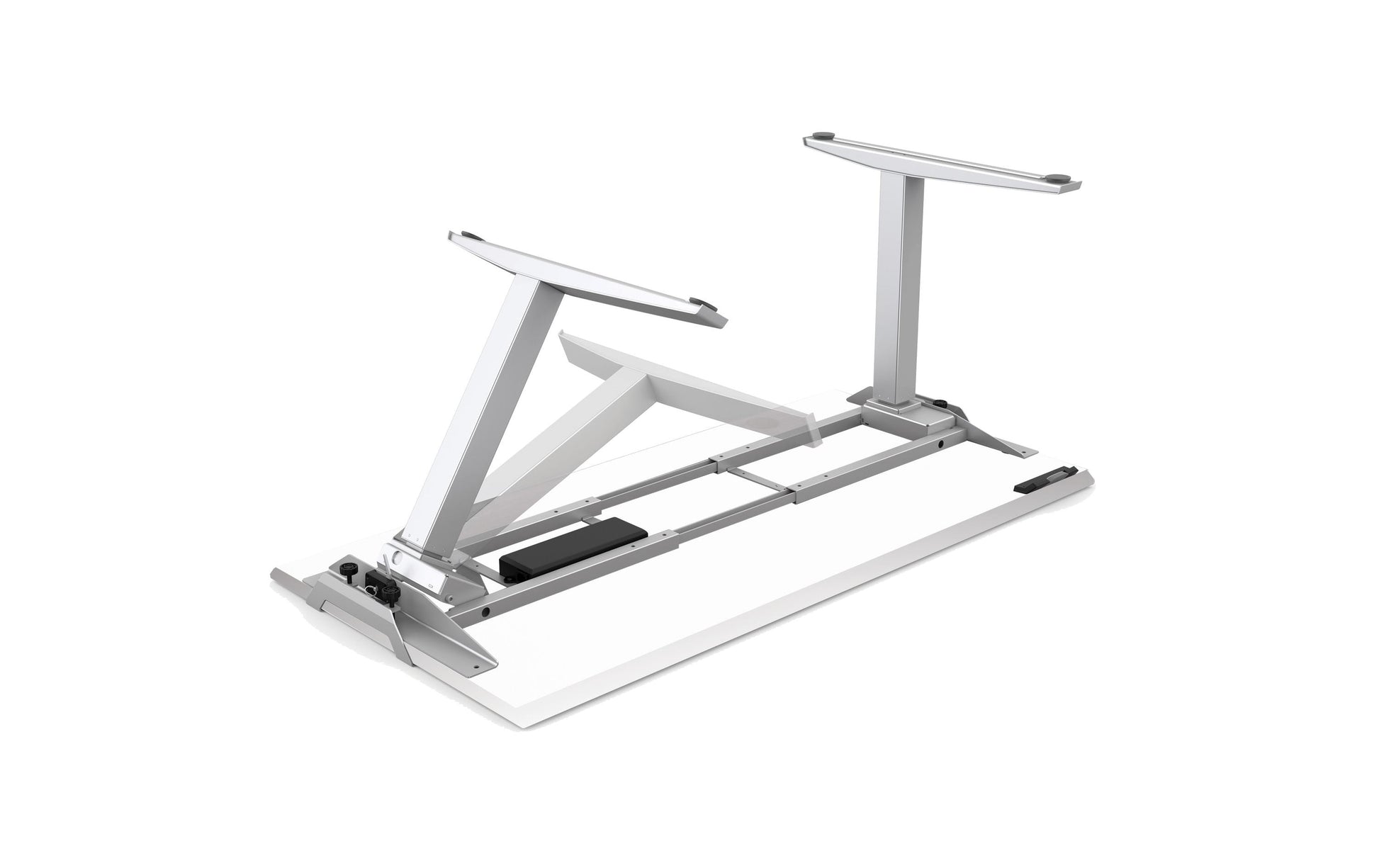 Fellowes Tischplatte – 180 × 80 × 2,5 cm – weiss – für Levado, Cambio