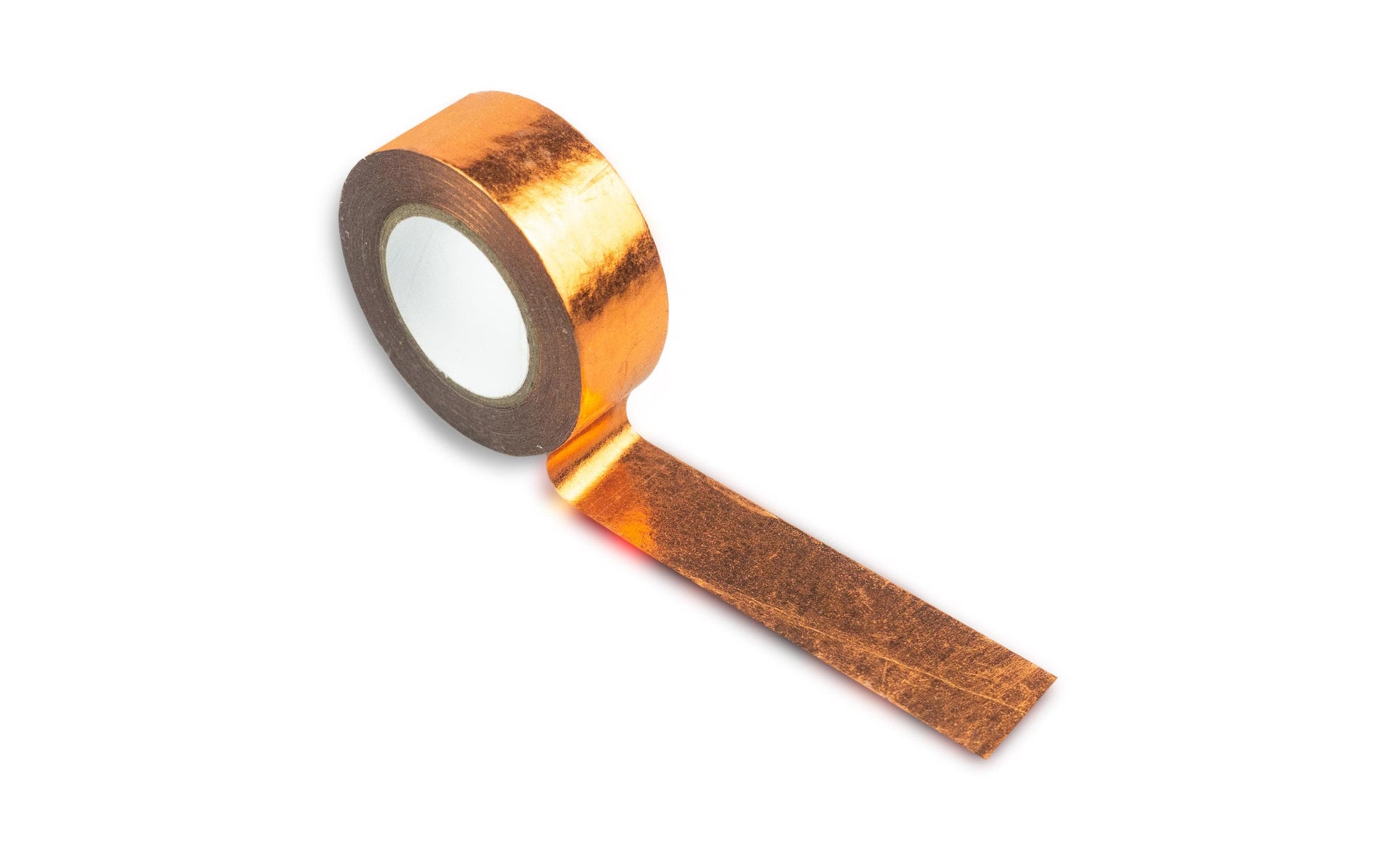 URSUS Washi Tape – 15 mm × 10 m, kupfer, Papier, glänzend, 1 Rolle
