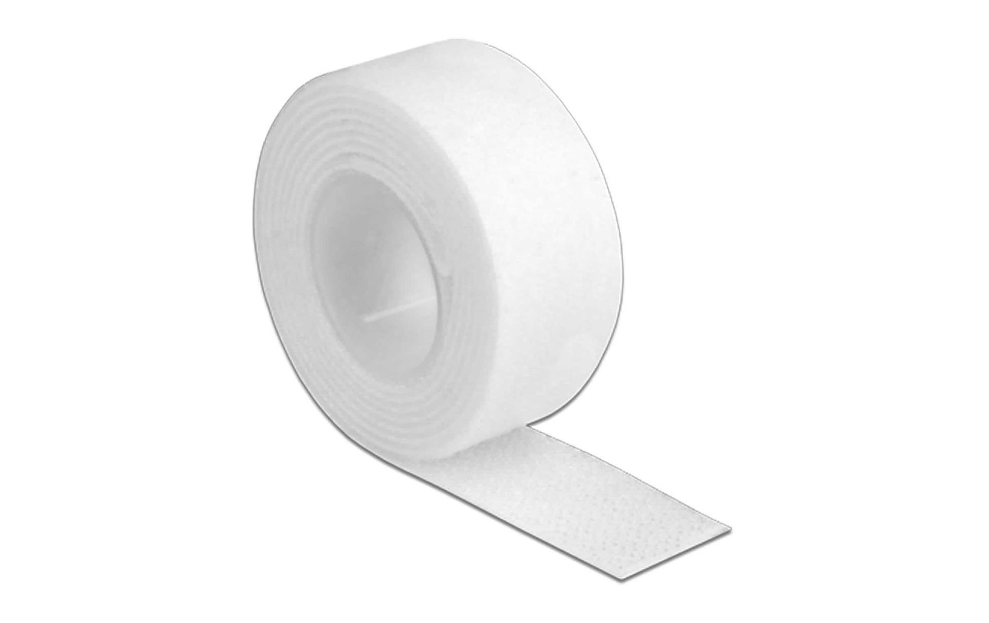 DeLOCK Klettband, 1 m, 20 mm – weiss
