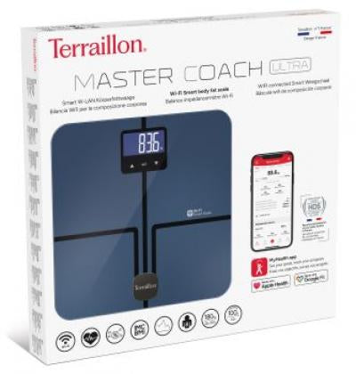 Terraillon Digitale Personenwaage Master Coach Ultra – Glas – 180 kg