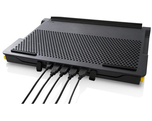 Targus Laptop-Ständer – bis 17,3", mit 4-Port USB-2.0-Hub – Schwarz