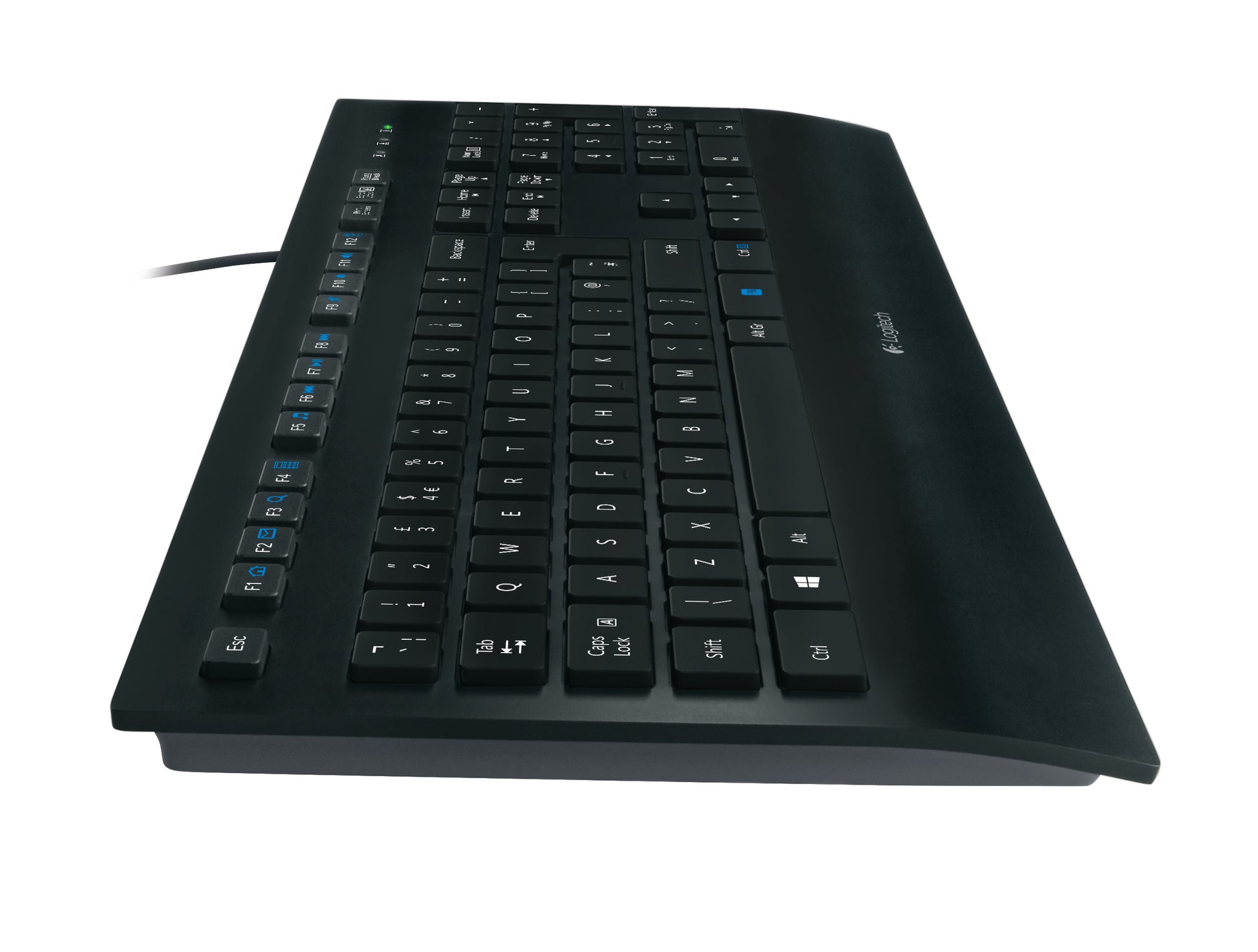 Logitech K280E – Tastatur, kabelgebunden, US-Layout (EN)