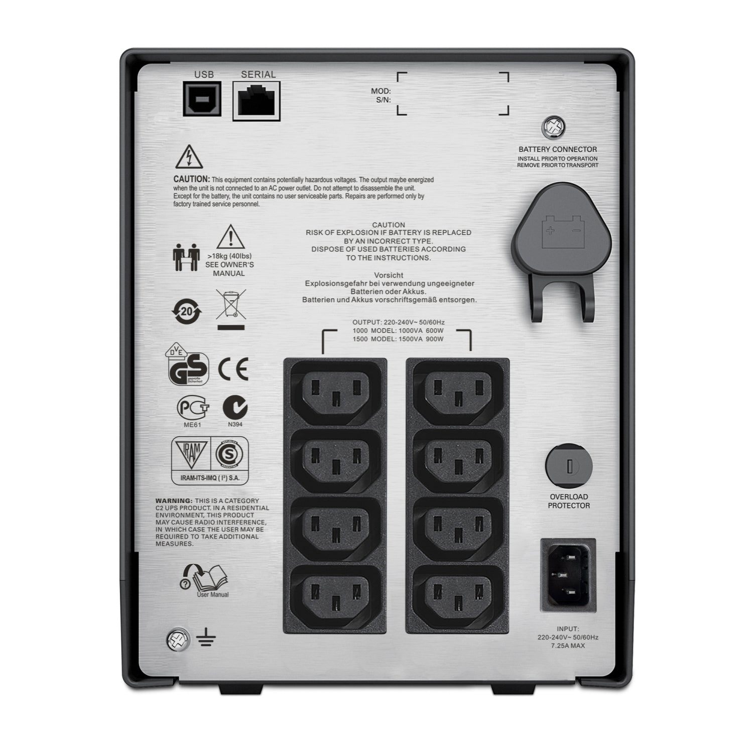APC Netzteil – 230 V