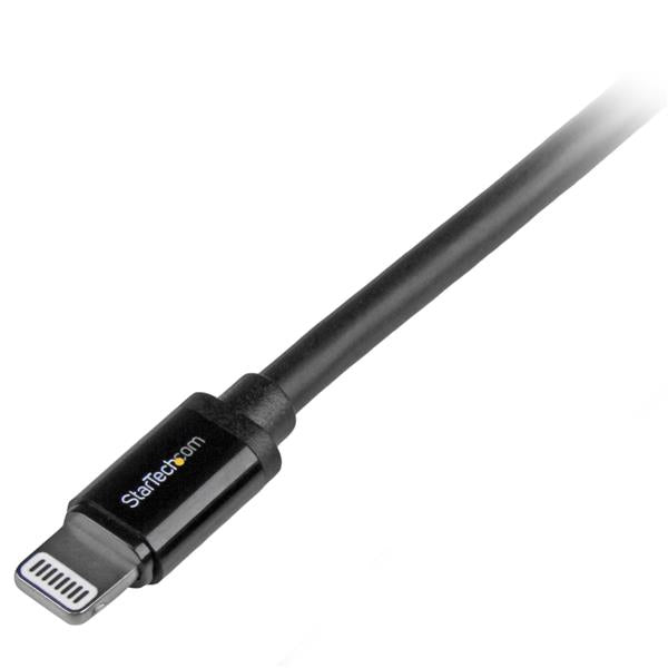 StarTech.com Daten- & Ladekabel – Lightning auf USB-A 2 m, Schwarz – für iPhone/iPad