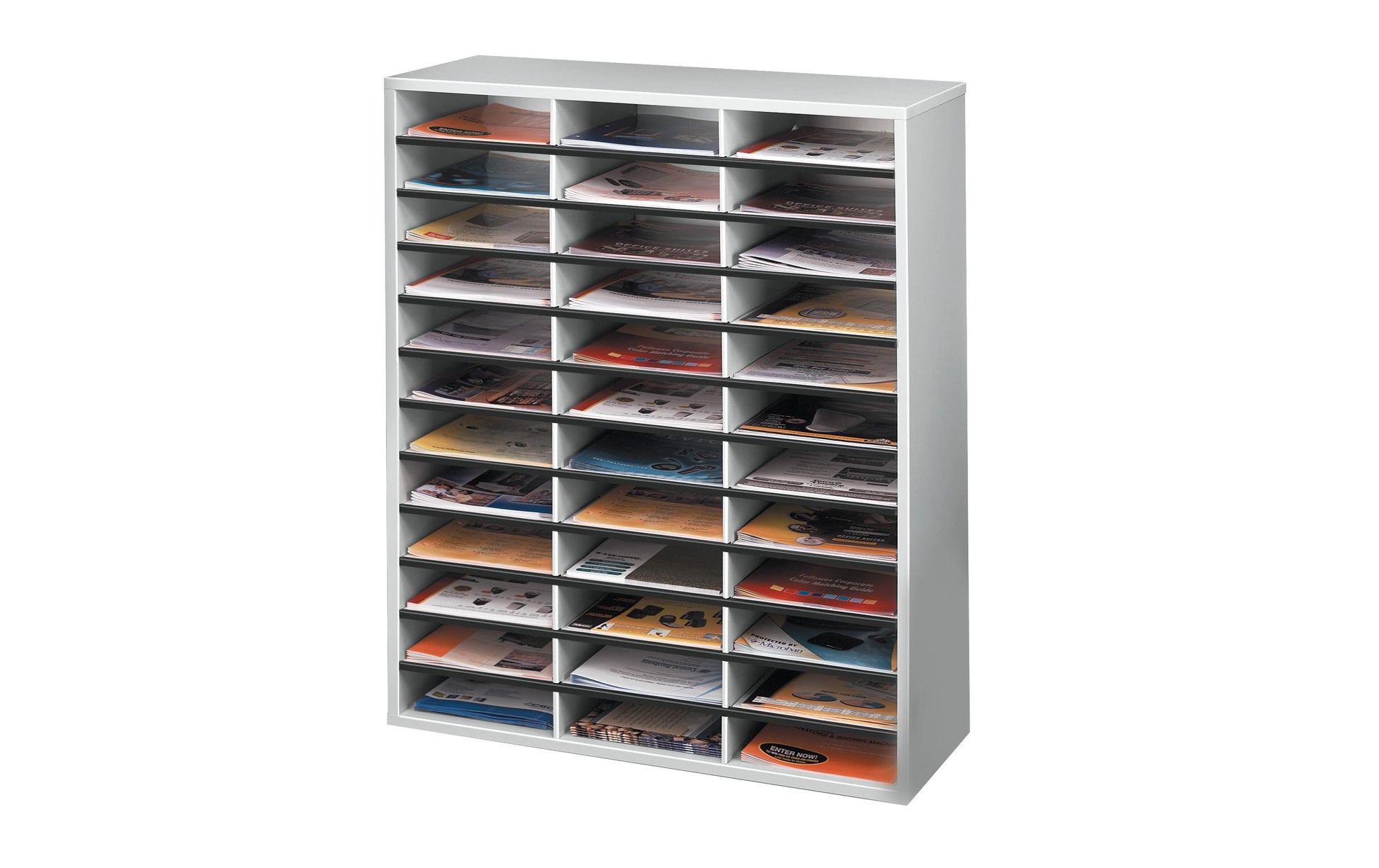 Fellowes Sichttafel A4 – für 36 Fächer, weiss, Karton, 881 × 737 × 302 mm