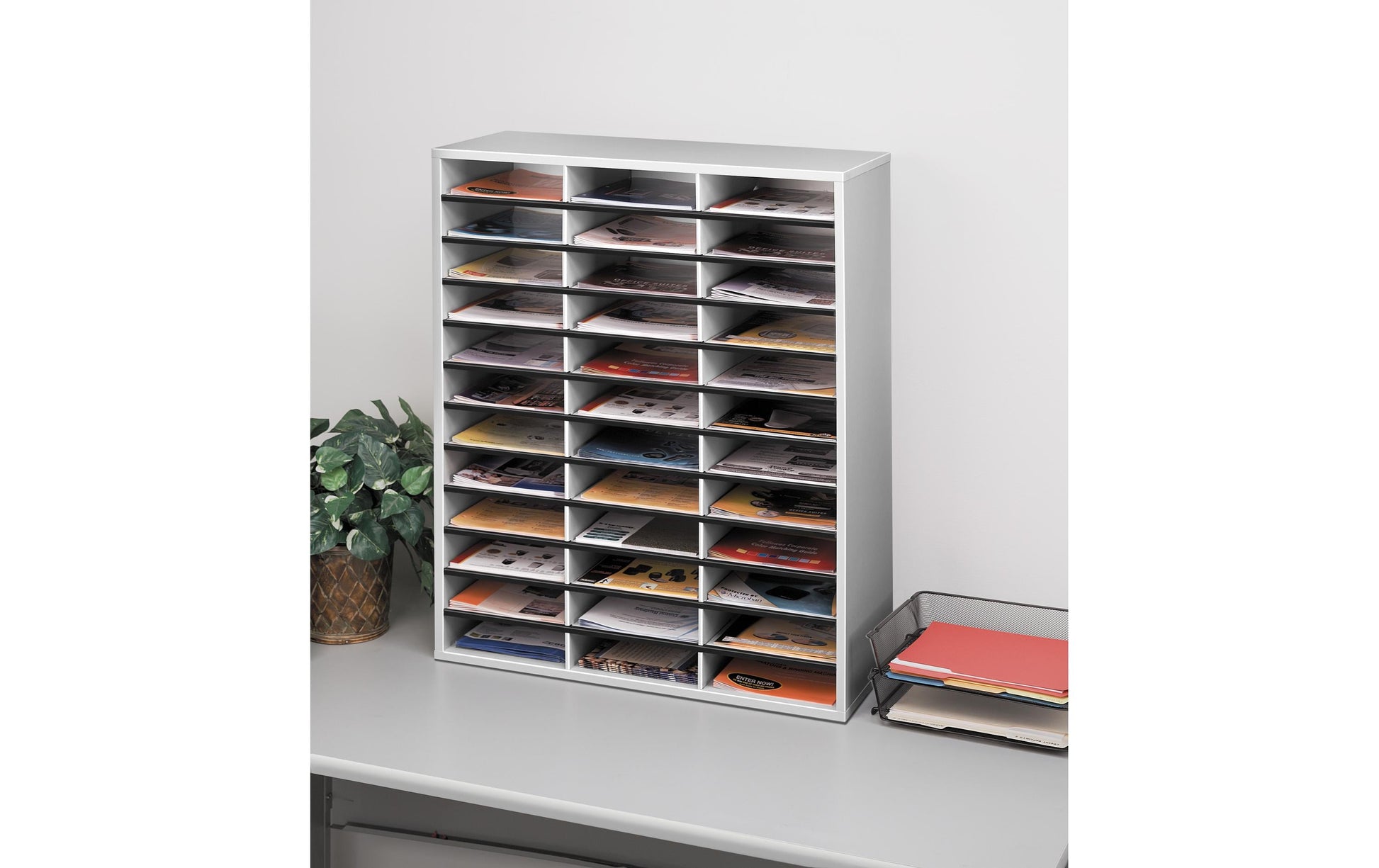 Fellowes Sichttafel A4 – für 36 Fächer, weiss, Karton, 881 × 737 × 302 mm