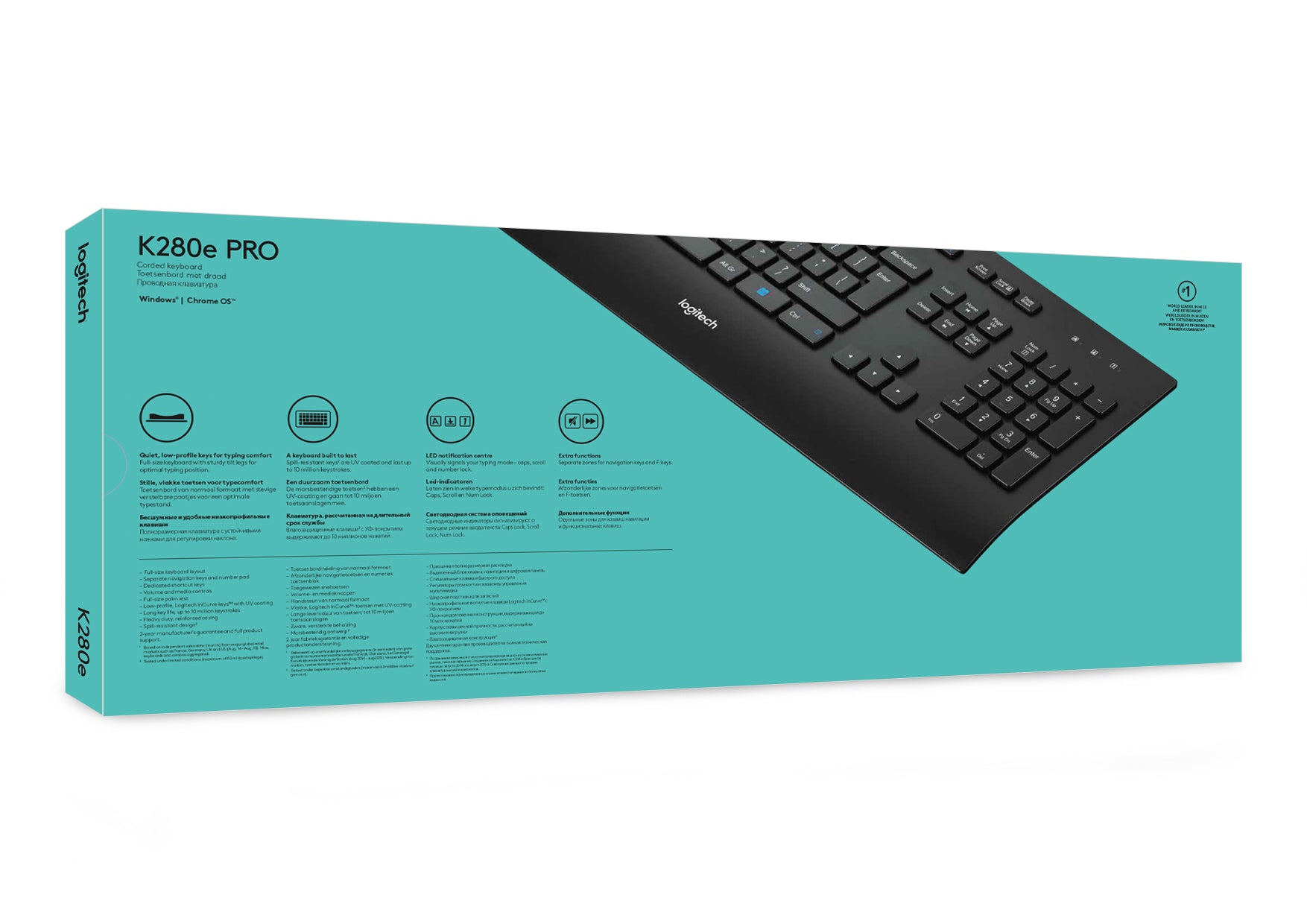 Logitech K280e – Tastatur, kabelgebunden, FR-Layout (FR)