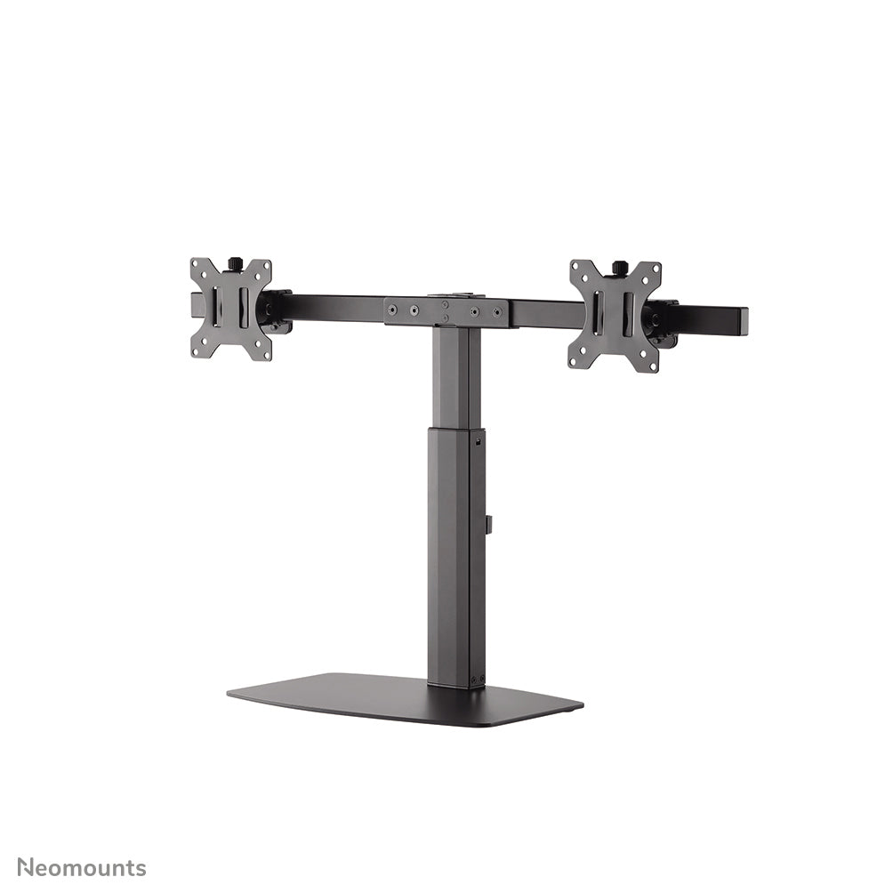 Neomounts Tischhalterung, Dual, Standfuss, bis 27", höhenverstellbar, neigen/schwenken/drehen, schwarz