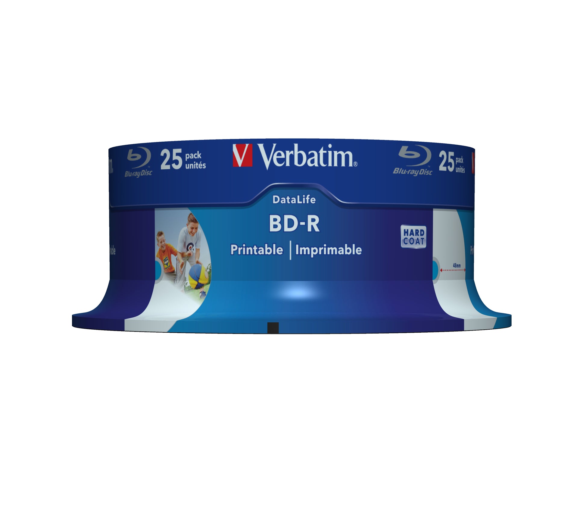 Verbatim BD-R 25 GB – 6×, bedruckbar, 25er Spindel