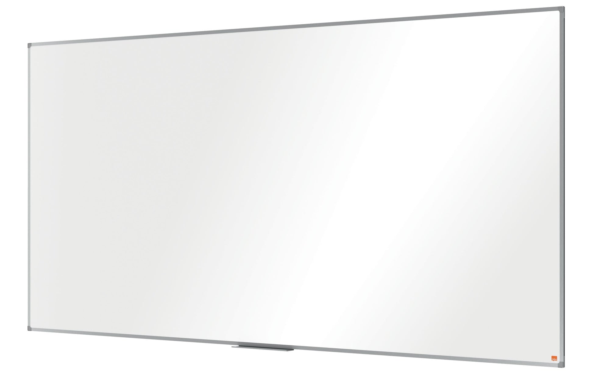 Nobo Whiteboard – 240 × 120 cm, lackierter Stahl, Aluminiumrahmen, inkl. Stiftablage