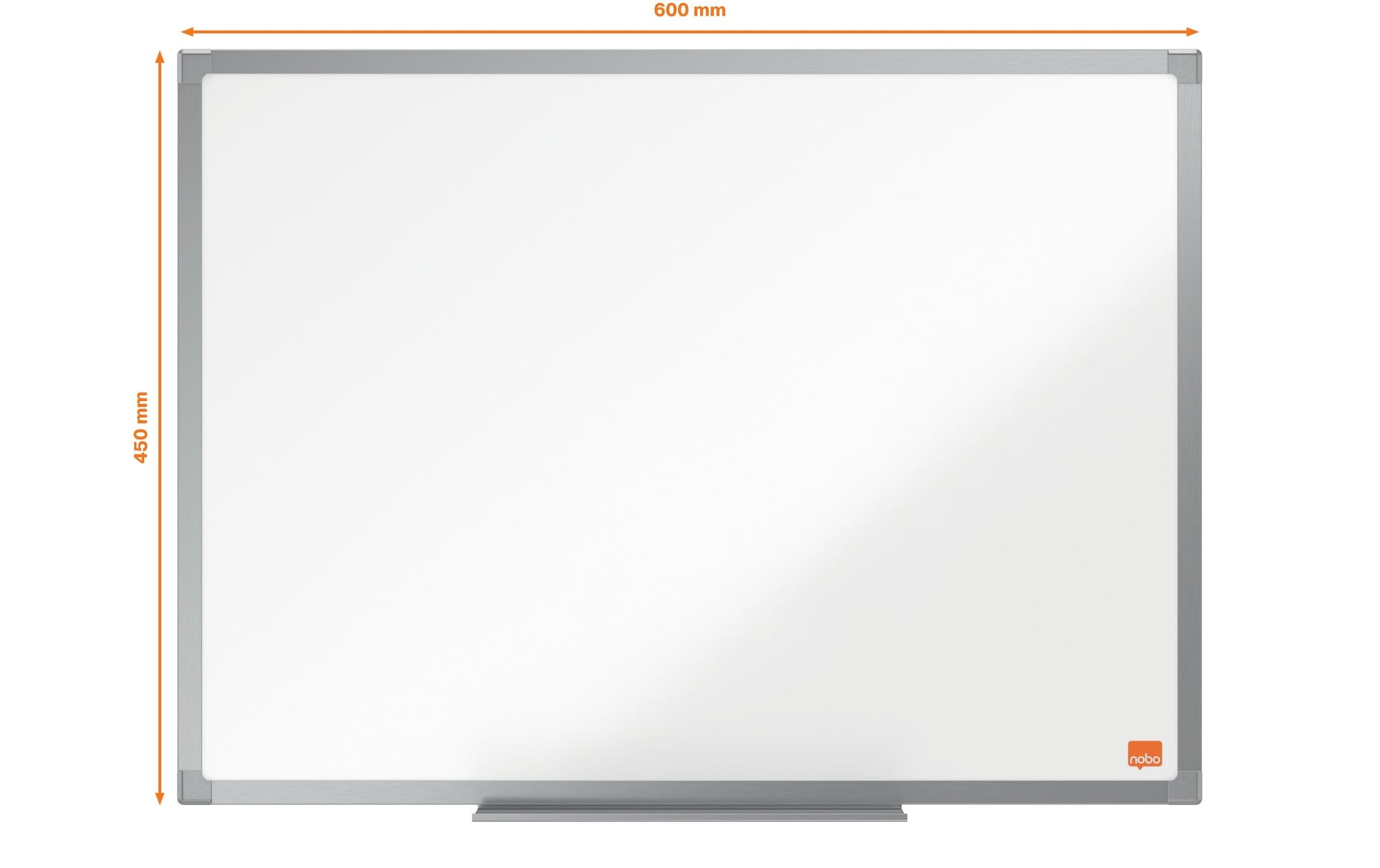 Nobo Essence Whiteboard – Emaille, magnetisch – 60 × 45 cm