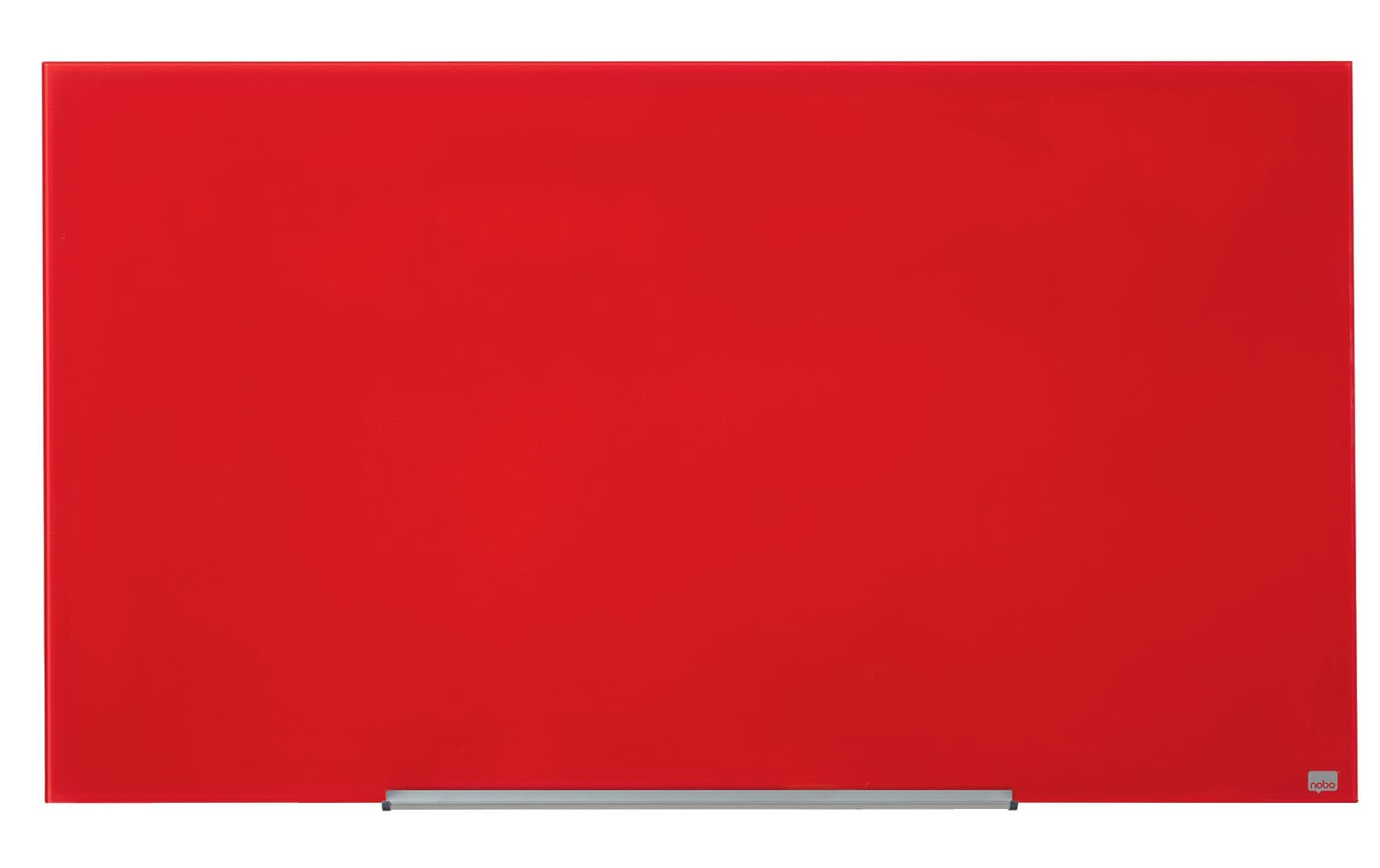 Nobo Whiteboard – 126 × 71 cm, Glas, magnetisch, Wandmontage, inkl. Stift, Magnete, Montagesatz
