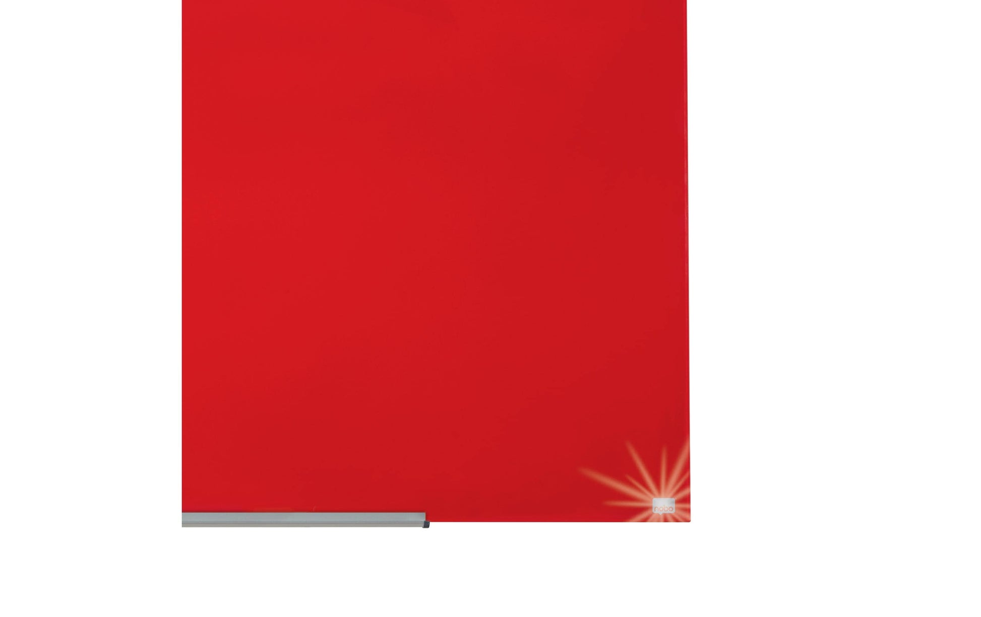 Nobo Whiteboard – 126 × 71 cm, Glas, magnetisch, Wandmontage, inkl. Stift, Magnete, Montagesatz
