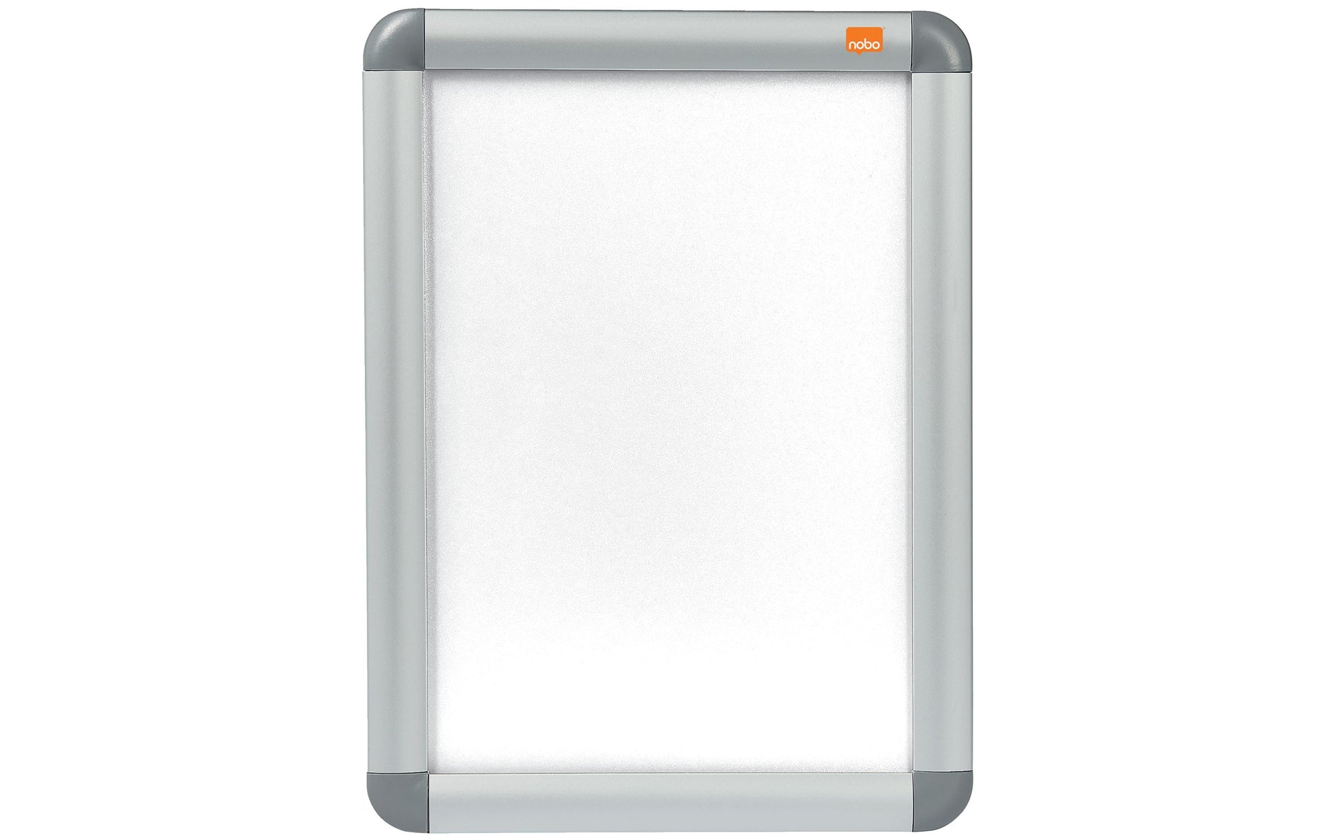 Nobo Plakatrahmen – 252 × 342 mm, silber, wetterfest, spritzwassergeschützt, für A4