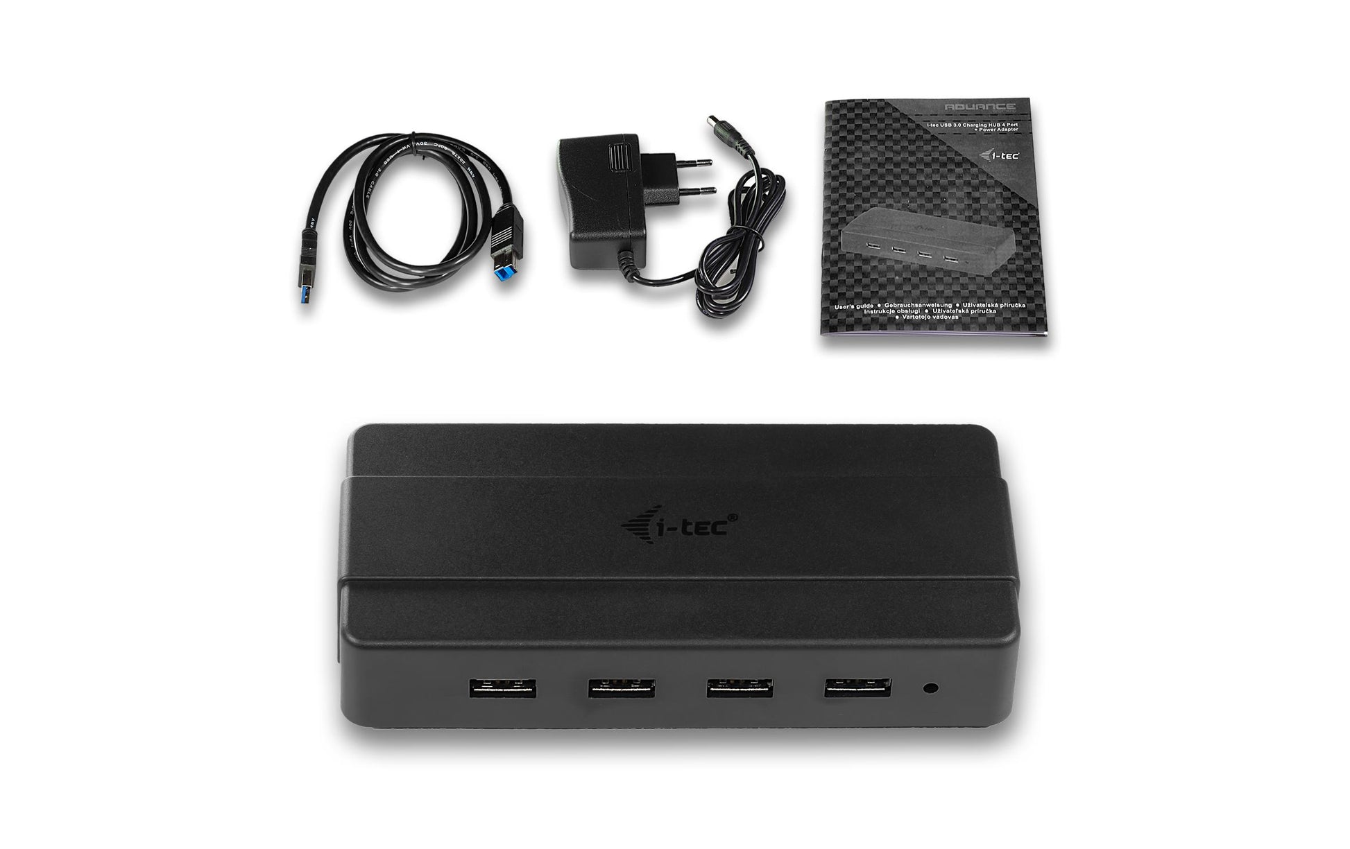 i-tec Advance Charging 4 USB-Hub – USB 3.0, 4× USB-A