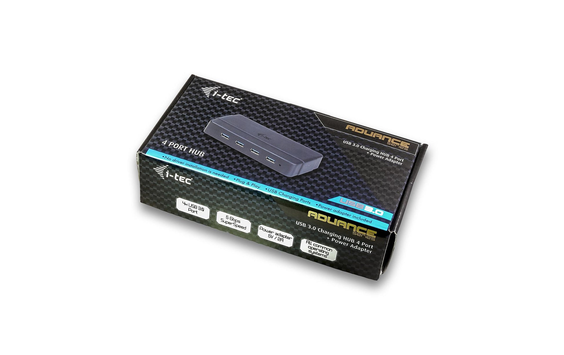 i-tec Advance Charging 4 USB-Hub – USB 3.0, 4× USB-A