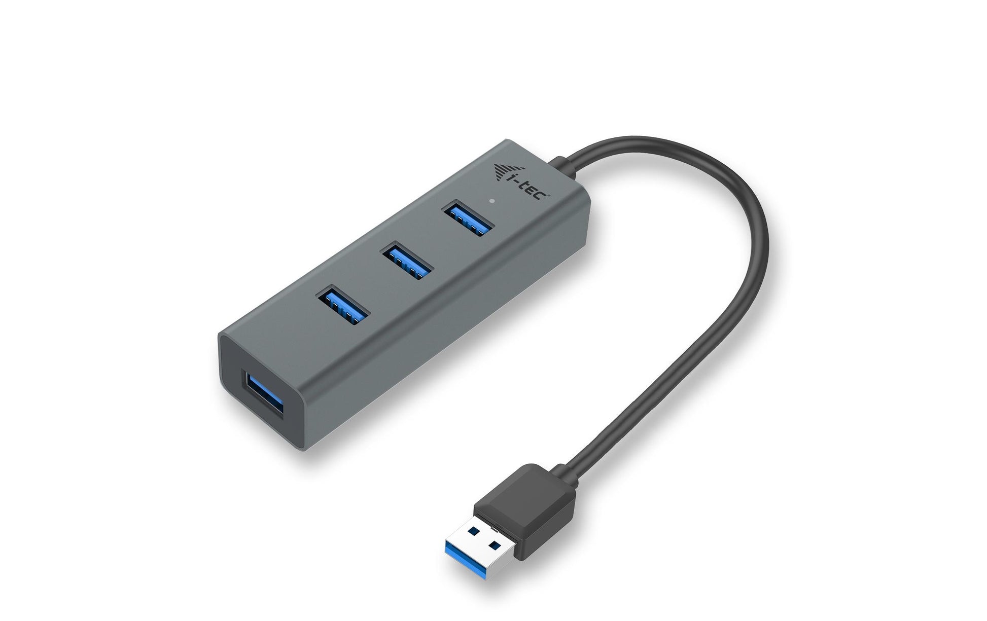 i-tec USB-Hub – USB 3.0, 4× USB-A, für Windows/Mac/Linux