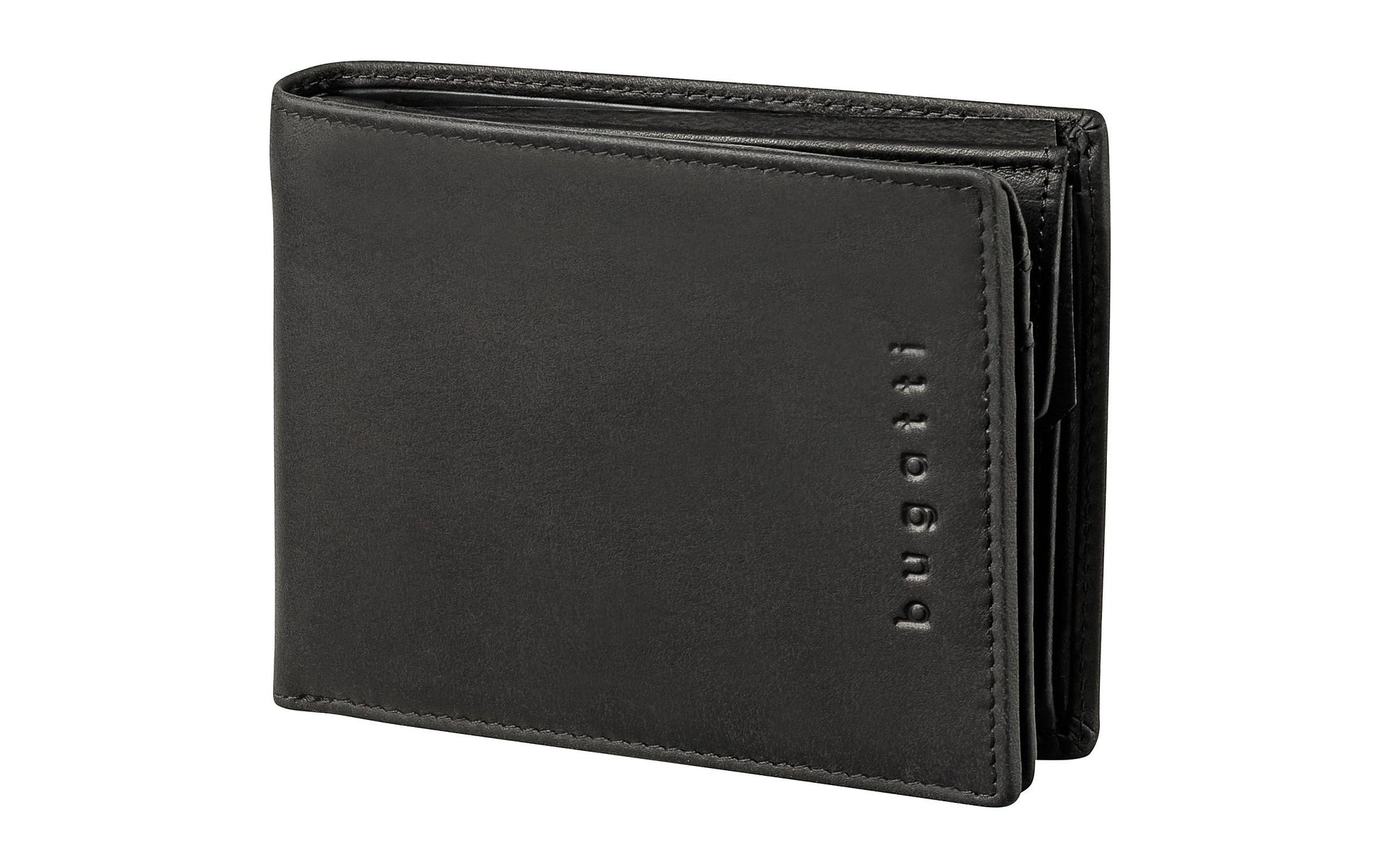 Bugatti cases Bugatti – Romano Kartenetui – RFID-Schutz – 120 × 92 × 20 mm – Leder, Schwarz – 1 Stk.