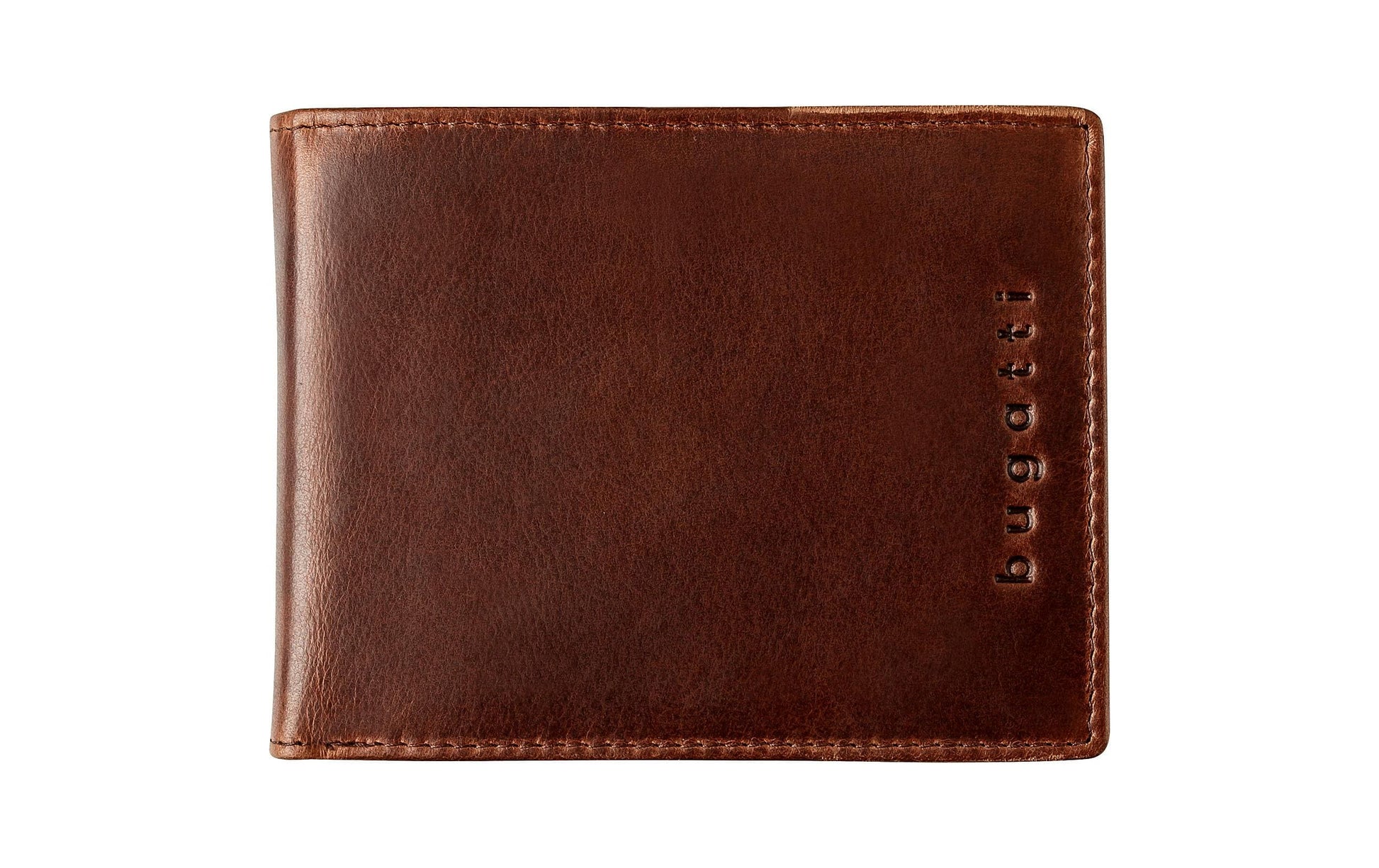 Bugatti cases Bugatti – Brieftasche Romano – RFID-Schutz, Münzfach – 12,5 × 9 × 1,5 cm – Leder, dunkelbraun – 1 Stk.