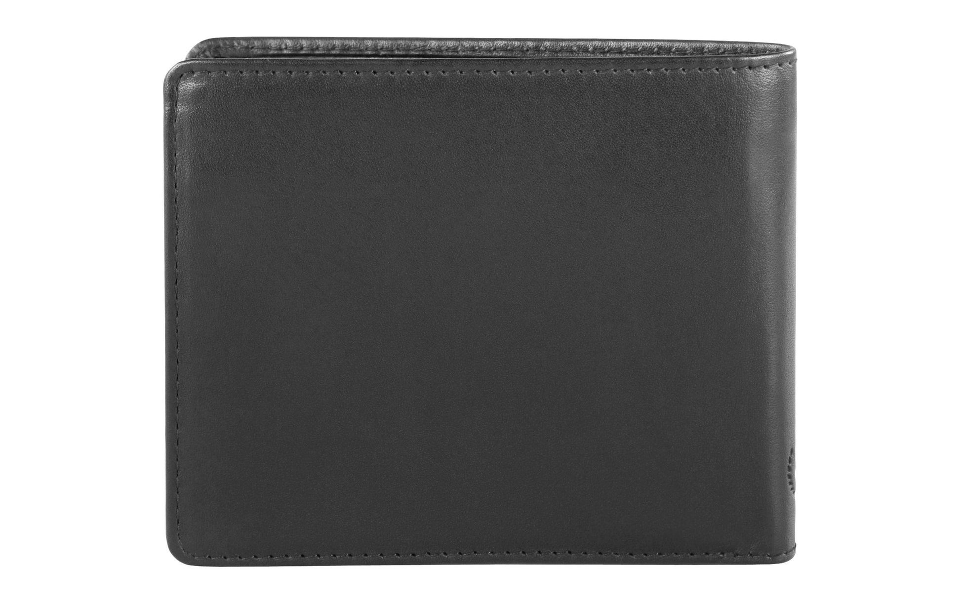 Bugatti cases Bugatti – Kartenetui – RFID-Schutz, mit Münzfach, Druckknopfverschluss – 120×97×20 mm – Schwarz – Rindleder