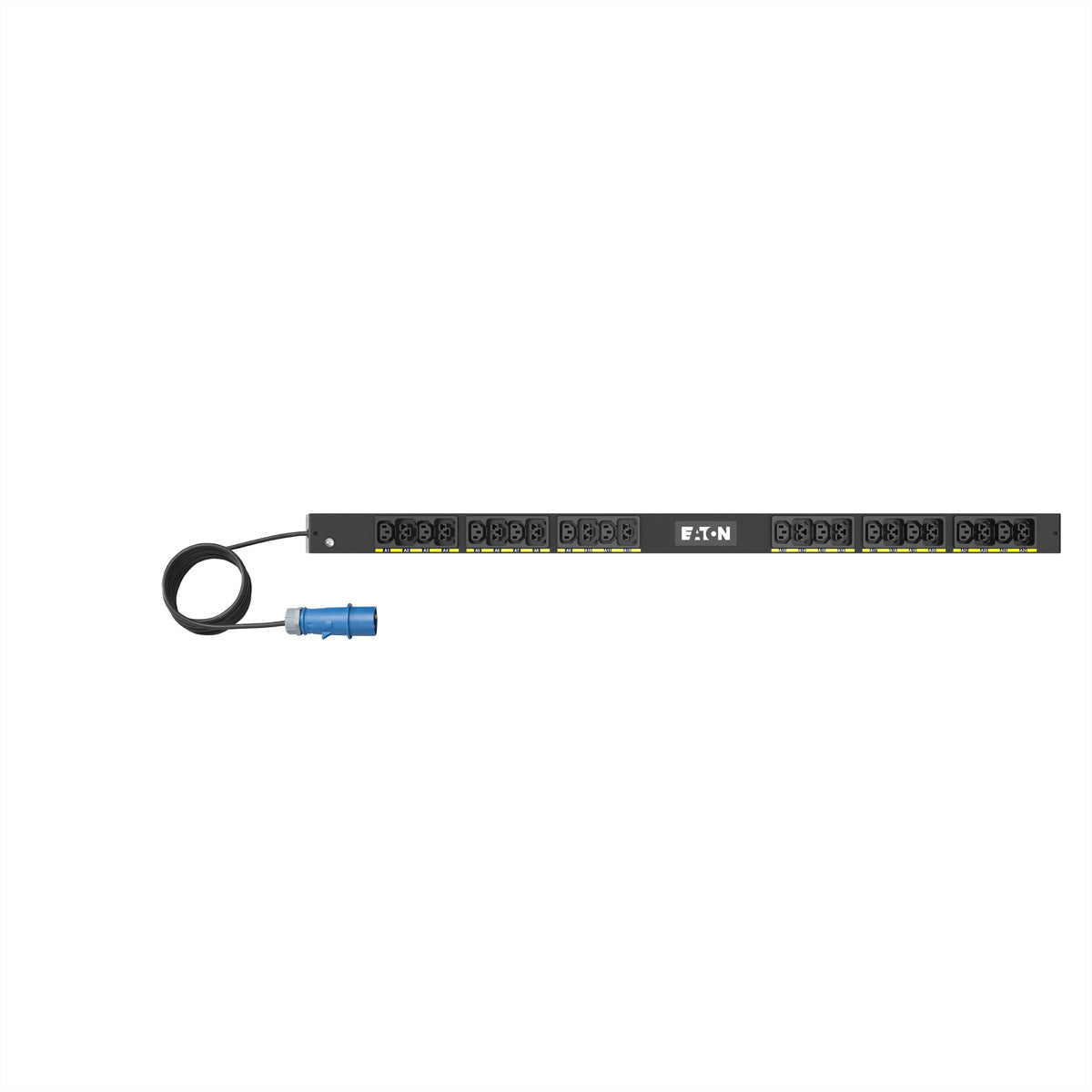 Eaton Rack-PDU G4 BA – 0U, senkrecht, 12× IEC C13, 12× C39, CEE 16A 1Ph (IEC 60309), 230 V/16 A, einphasig, 3 m