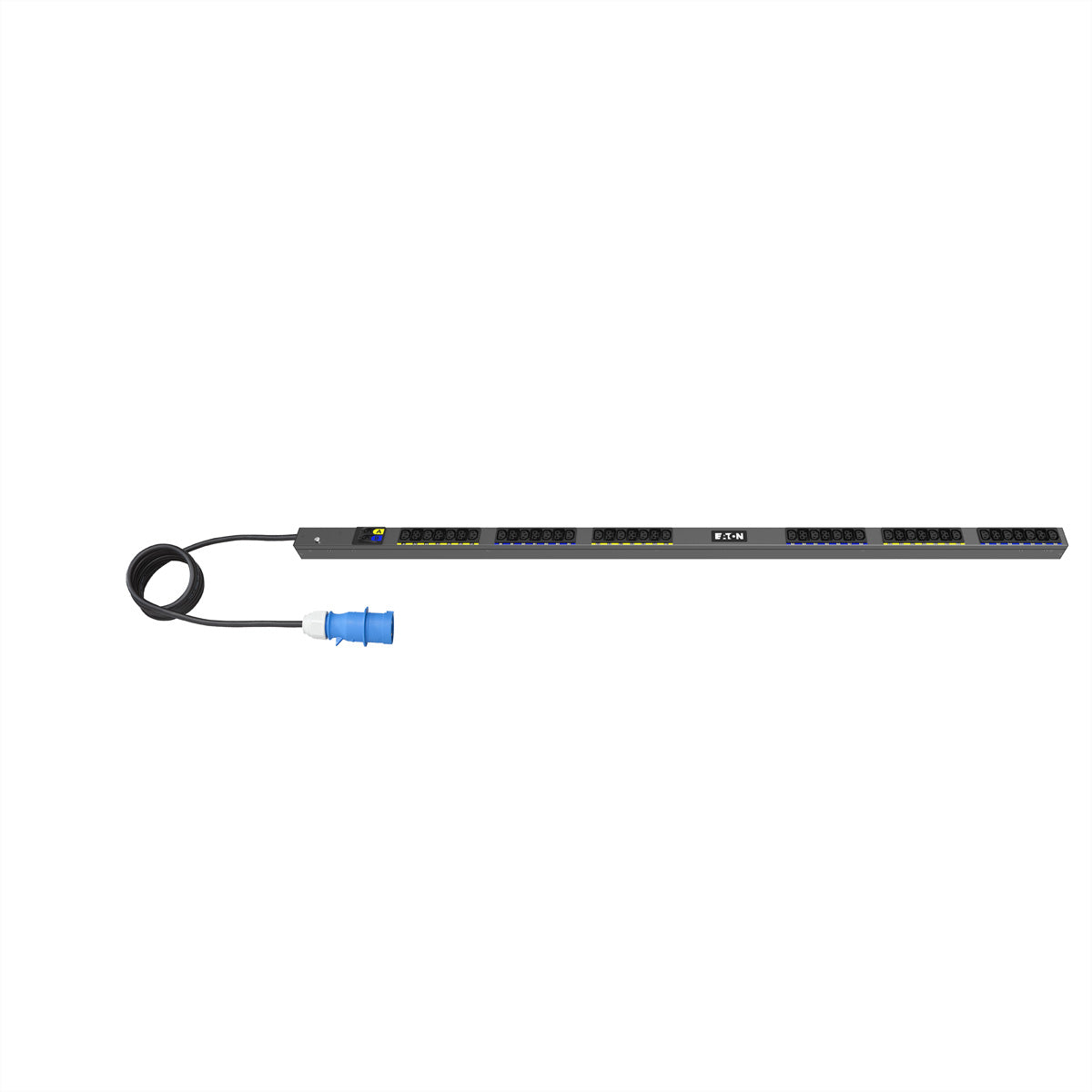 Eaton G4 Rack-PDU (24×C13 + 18×C39), Basic, 1-phasig 7,4 kW, Eingang CEE 32A 1Ph, 3 m, 0U vertikal – schwarz