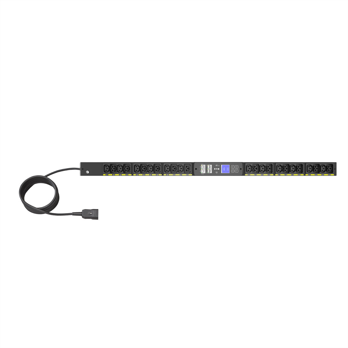 Eaton G4 MI 0U Rack-PDU Messbarer Eingang 3700 W – IEC C20 16A Eingang – C13×12, C39×12 – 3 m, schwarz