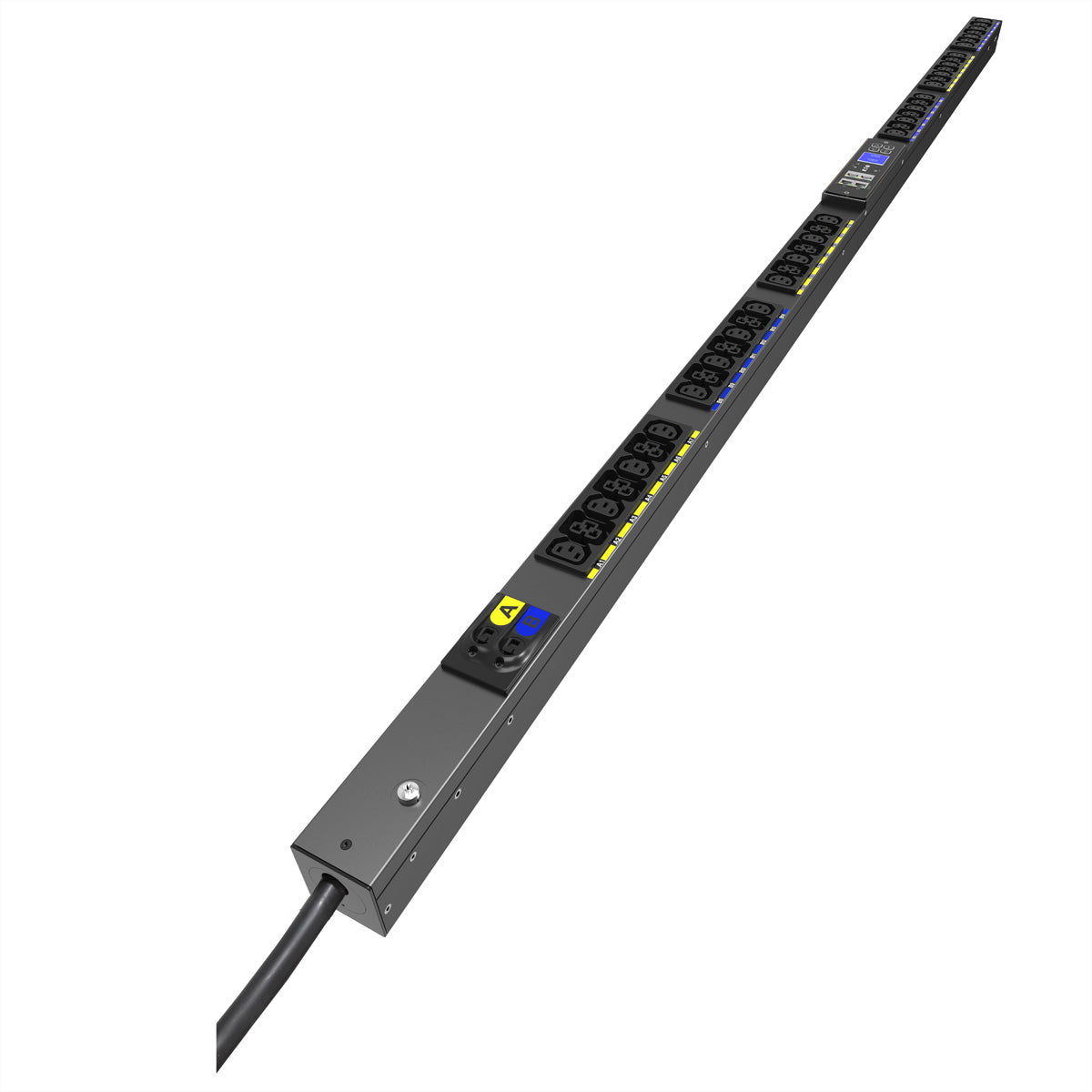 Eaton PDU G4 MI – Rack-PDU Metered, 1-phasig, 24× IEC C13 + 18× C39, 32 A, Stecker CEE 32A 1Ph, 0U vertikal