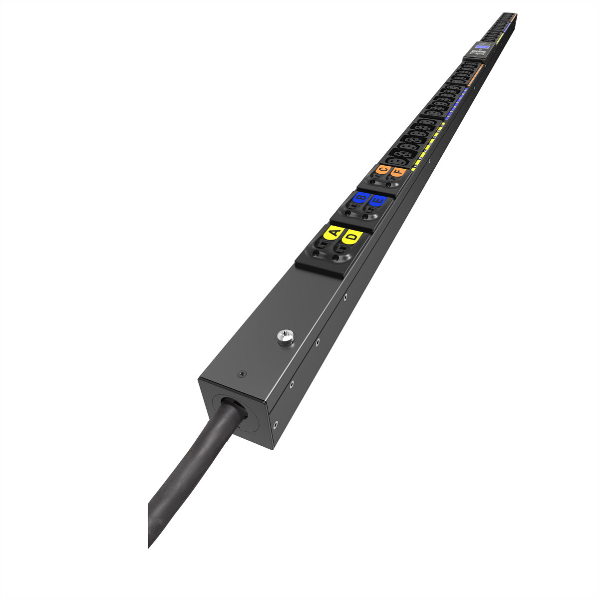 Eaton PDU G4 MI 0U Rack-PDU 22 kW – Messbarer Eingang – 0U Senkrecht, Eingang CEE 32A 3Ph – C13×24, C39×18