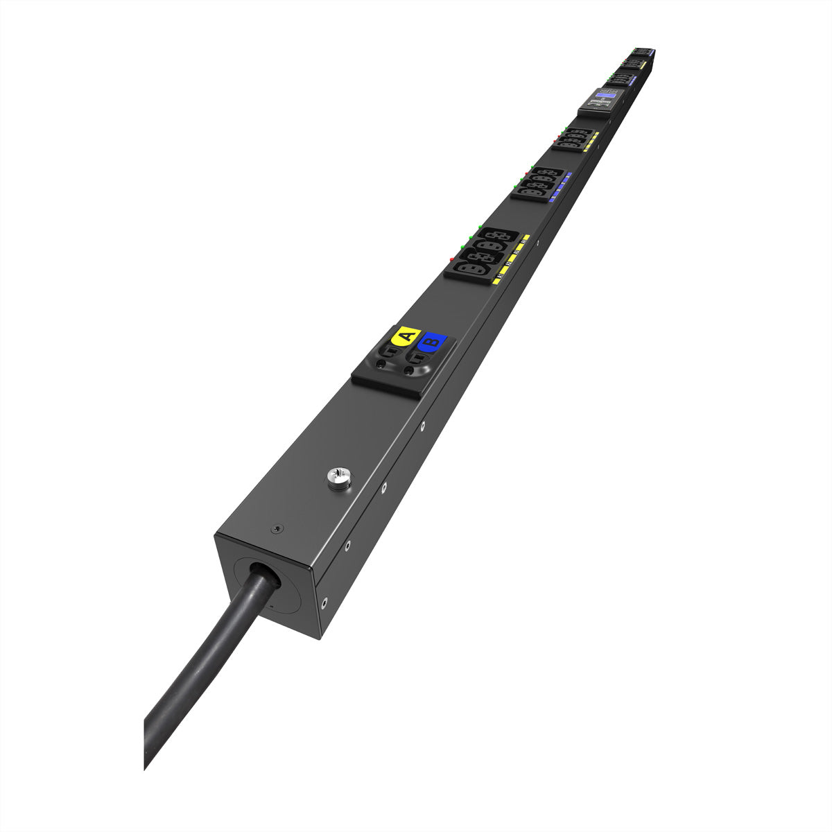 Eaton Rack-PDU Managed, 1-phasig, 12× IEC C13 + 12× IEC C39, 32 A, Stecker CEE 32A 1Ph, 0U vertikal