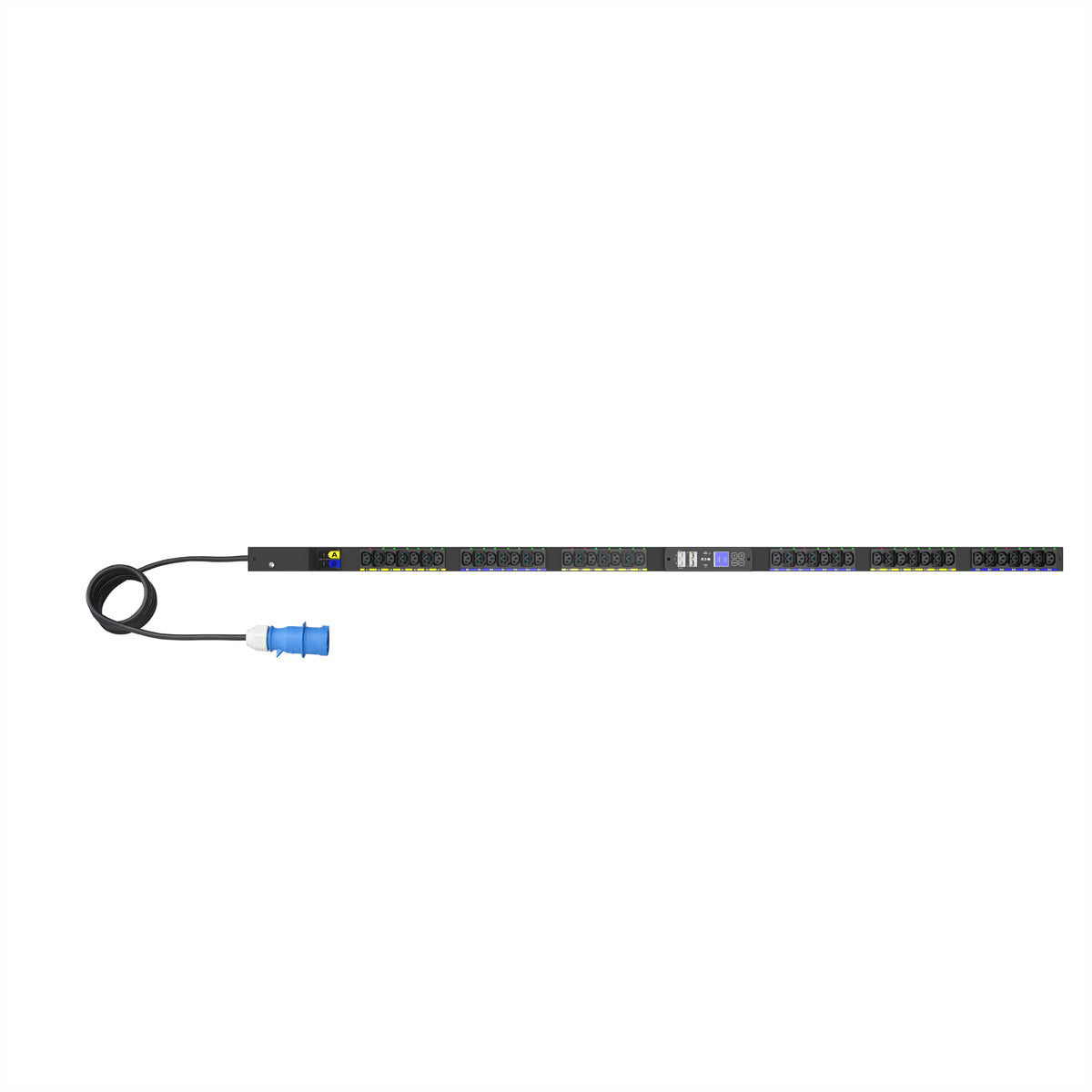 Eaton PDU G4 MA Rack-PDU 7400 W Managed – 0U, CEE 32A 1Ph – C13×24, C39×18, RJ-45×4, USB×2 – schwarz