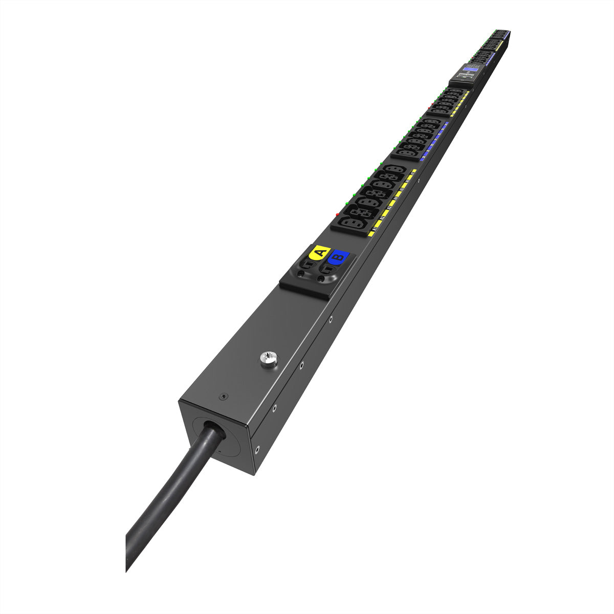 Eaton PDU G4 MA Rack-PDU 7400 W Managed – 0U, CEE 32A 1Ph – C13×24, C39×18, RJ-45×4, USB×2 – schwarz