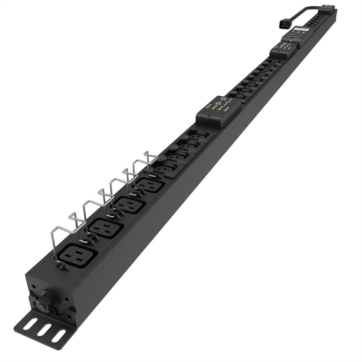Eaton FlexPDU G2 – IP-Steckdosenleiste – 20×C13, 4×C19, C20 Eingang 16A, 2,5 m Kabel, 3,7 kW, Schwarz