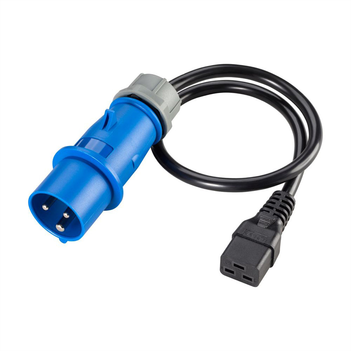 Eaton Netzkabel – CEE 16 A (1P)–IEC C19, 0,5 m, 230 V/16 A, schwarz