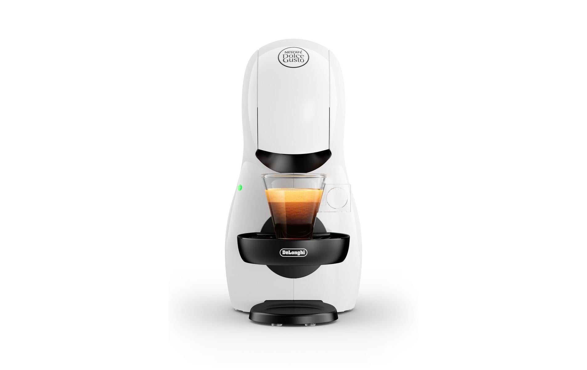 De’Longhi De'Longhi Piccolo XS EDG110.WB Kapselmaschine – für Nescafé Dolce Gusto, 0,8 l, weiss, 13,6 × 27,6 × 26,6 cm