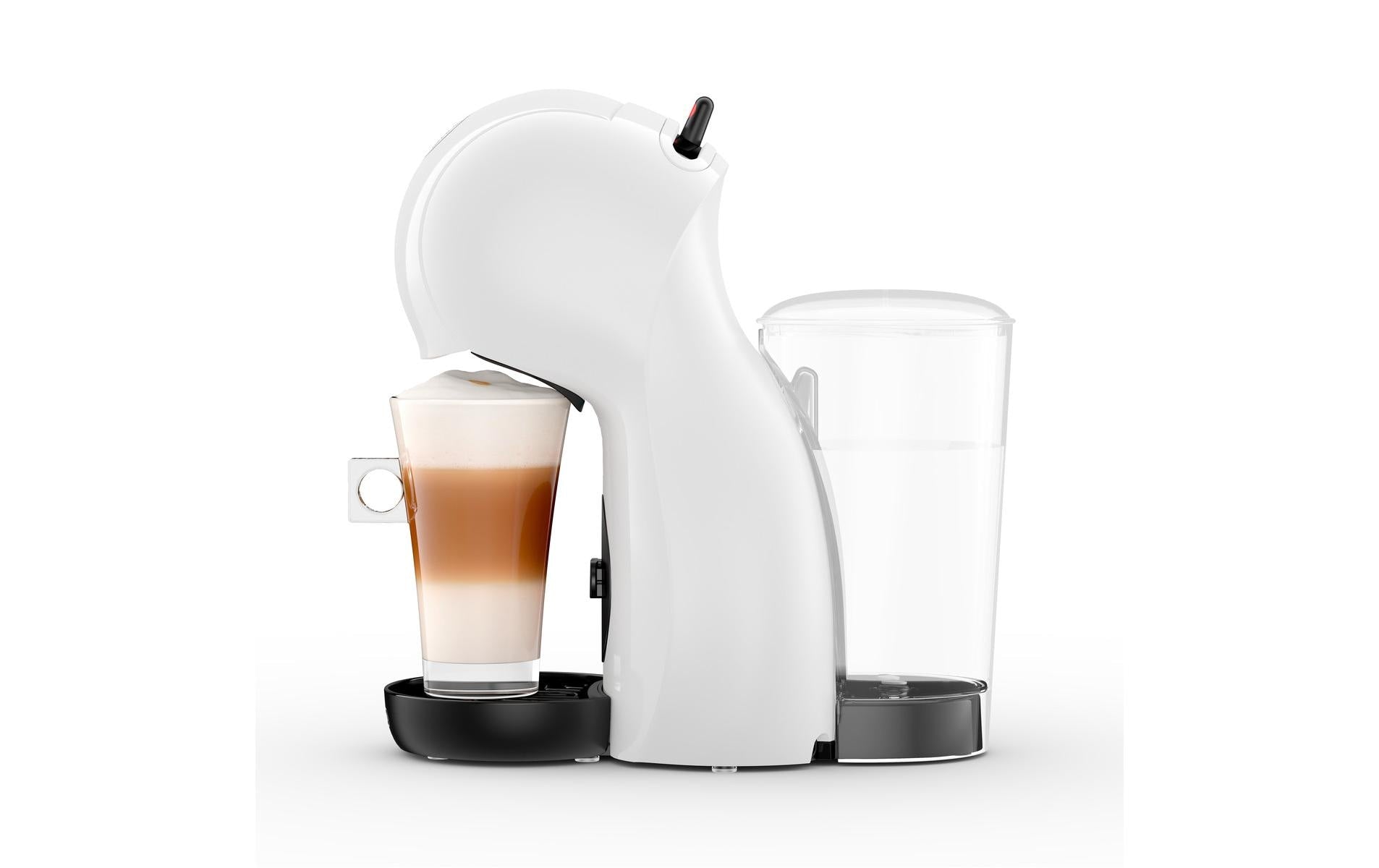 De’Longhi De'Longhi Piccolo XS EDG110.WB Kapselmaschine – für Nescafé Dolce Gusto, 0,8 l, weiss, 13,6 × 27,6 × 26,6 cm