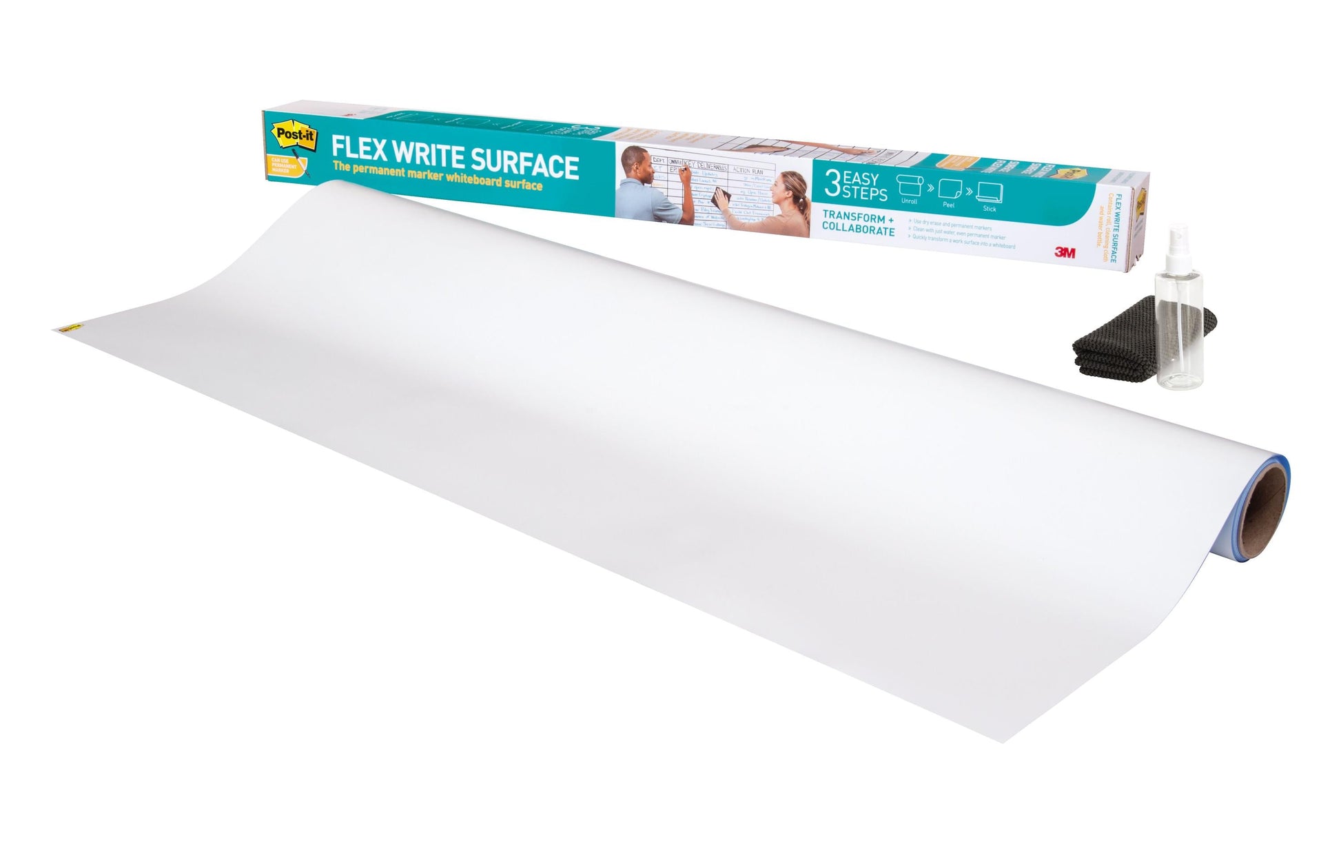 Post-it – Whiteboard – 240 × 120 cm, Wandmontage